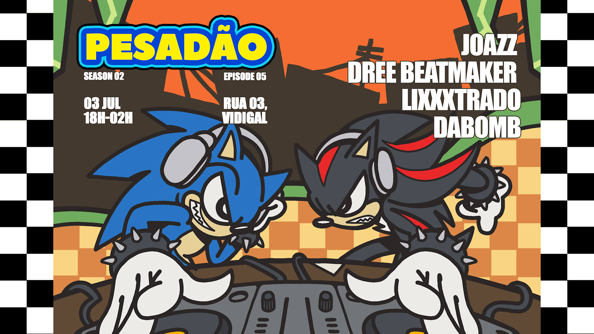 Pesadao Supersonic Run Cover