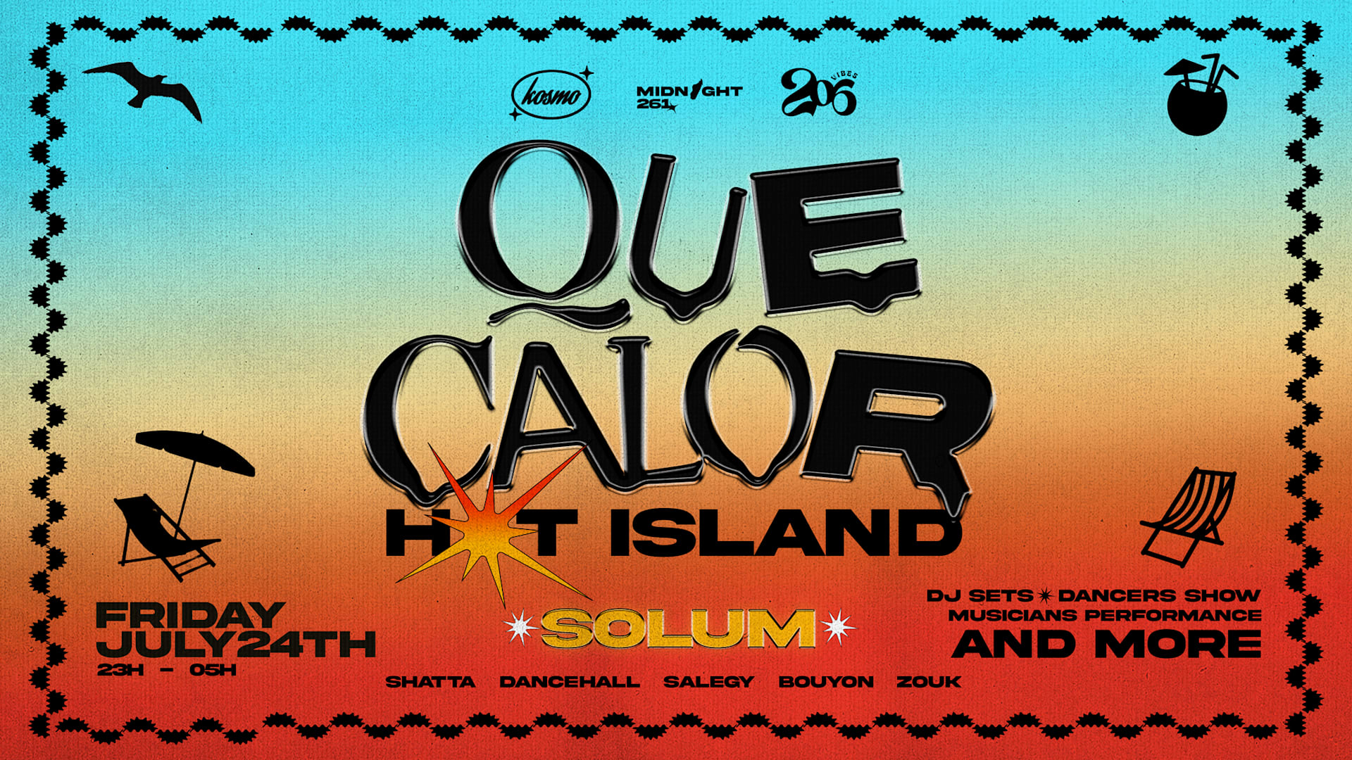 Que Calor | Afro Caribbean Night | Ep Hot Island | Flow Club Cover