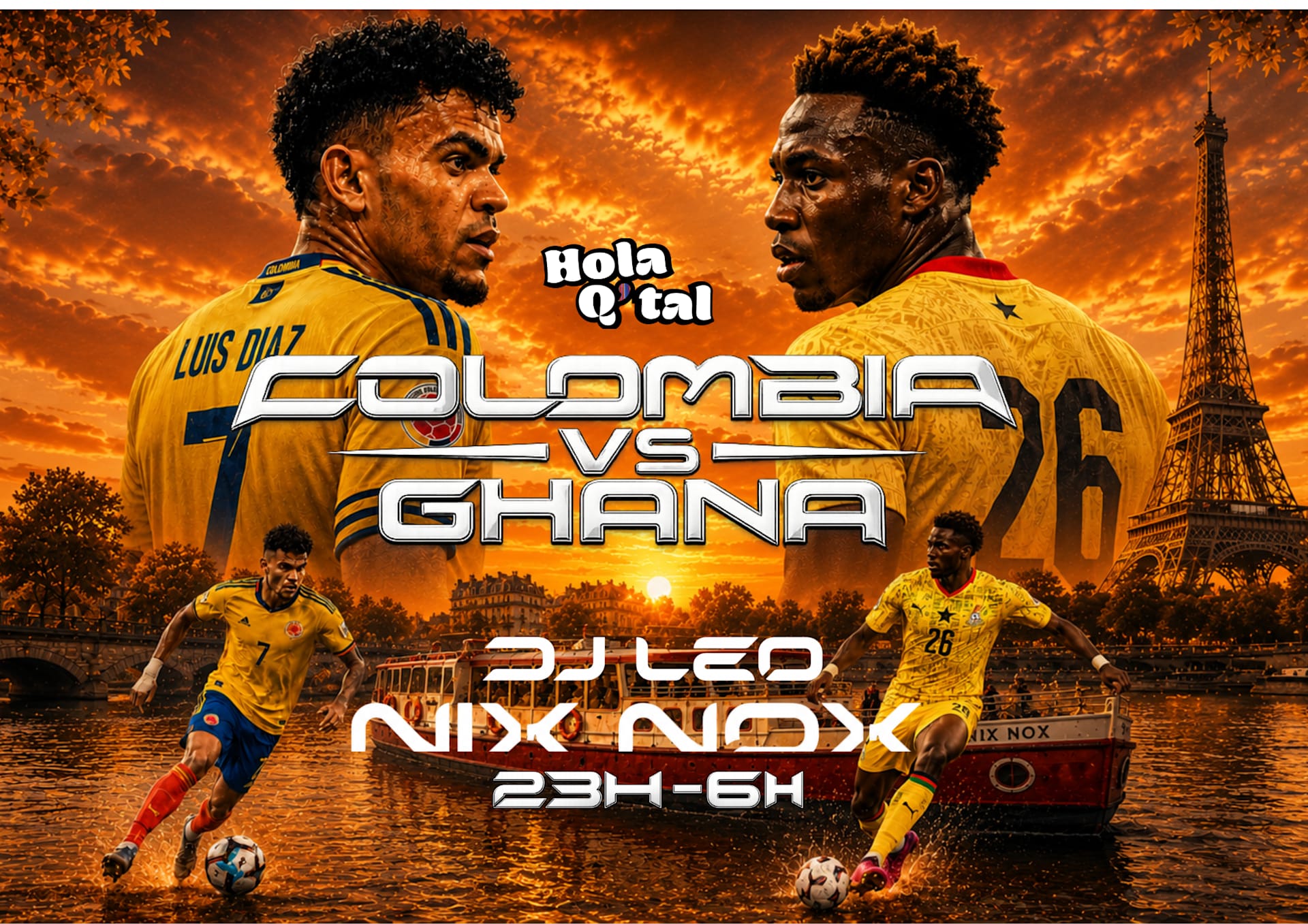 Match : Colombie - Ghana Cover