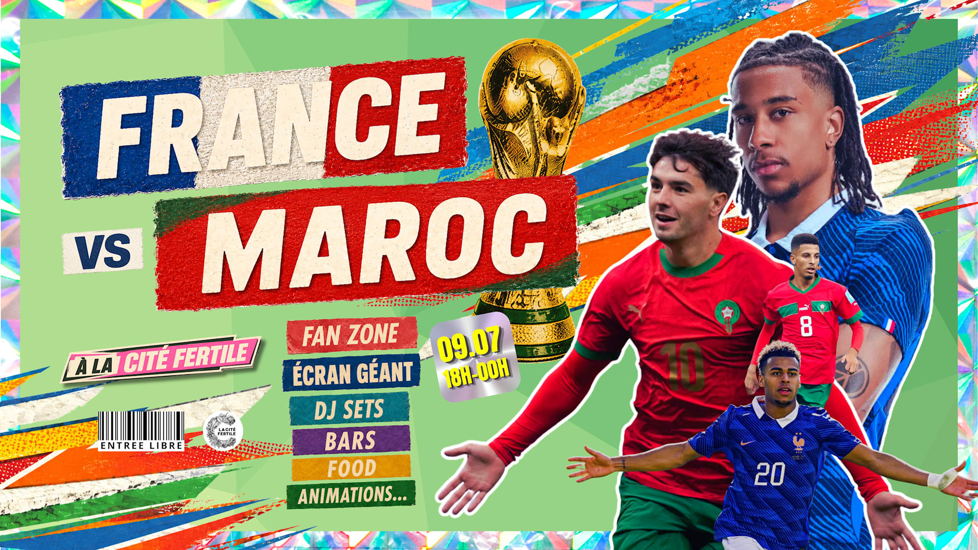 Match France X Maroc À La Cité Fertile Cover