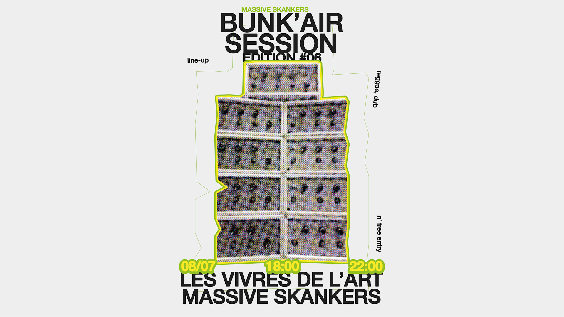 Bunk'air Session #6 Mini Open Air Reggae/Dub Cover
