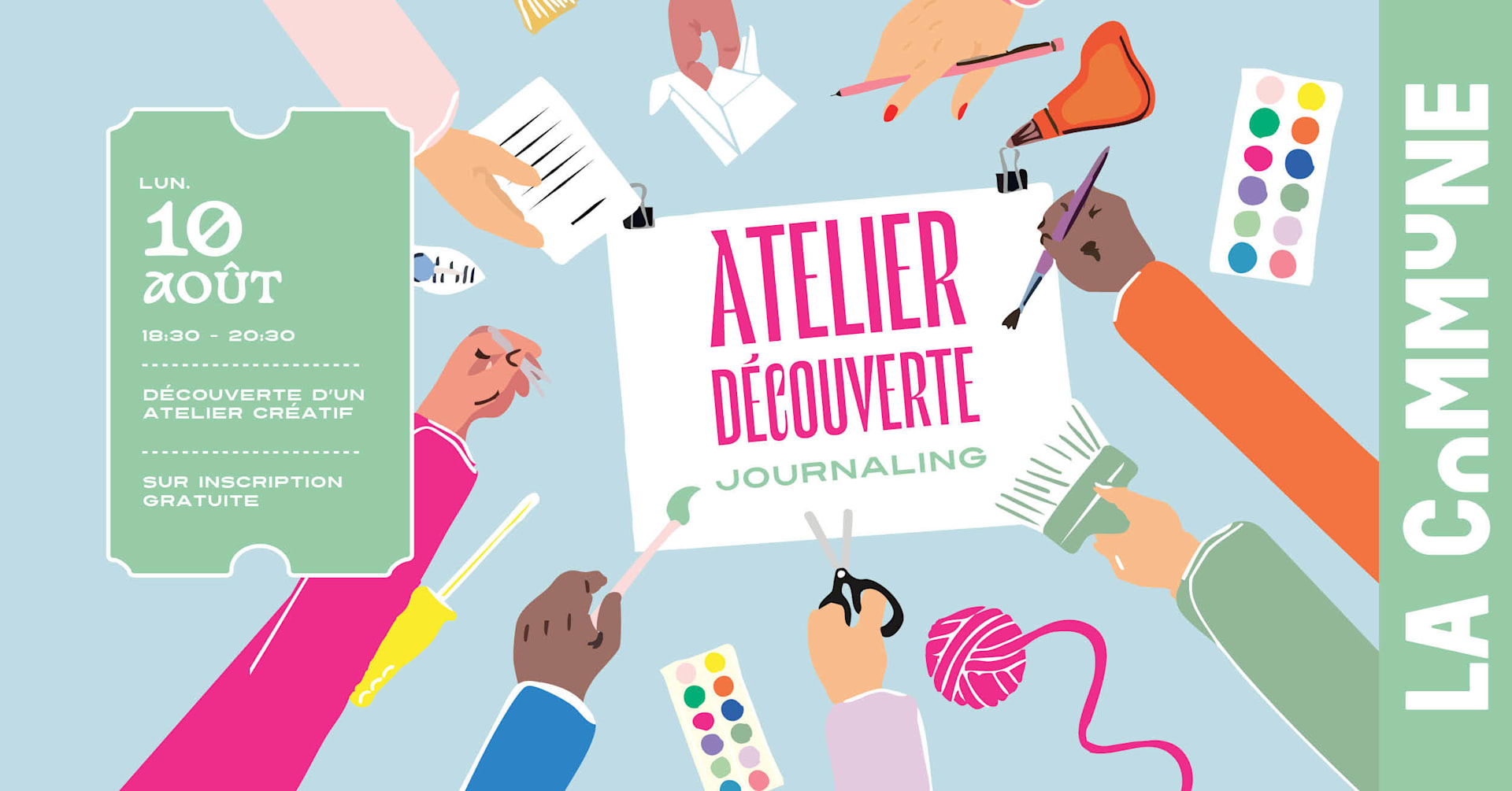 Atelier Découverte - Journaling Cover
