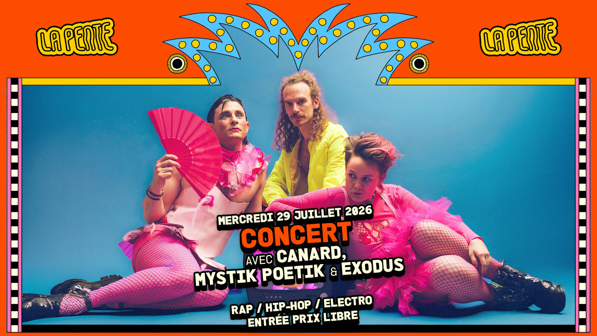 Concert : Canard, Mystik Poetik & Exodus [Rap / Electro] Cover