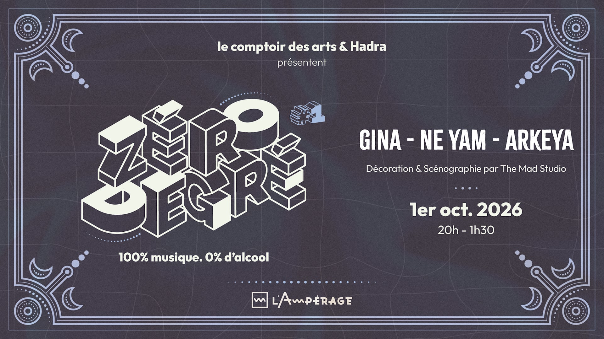Zéro Degré #1 Carte Blanche Hadra Cover