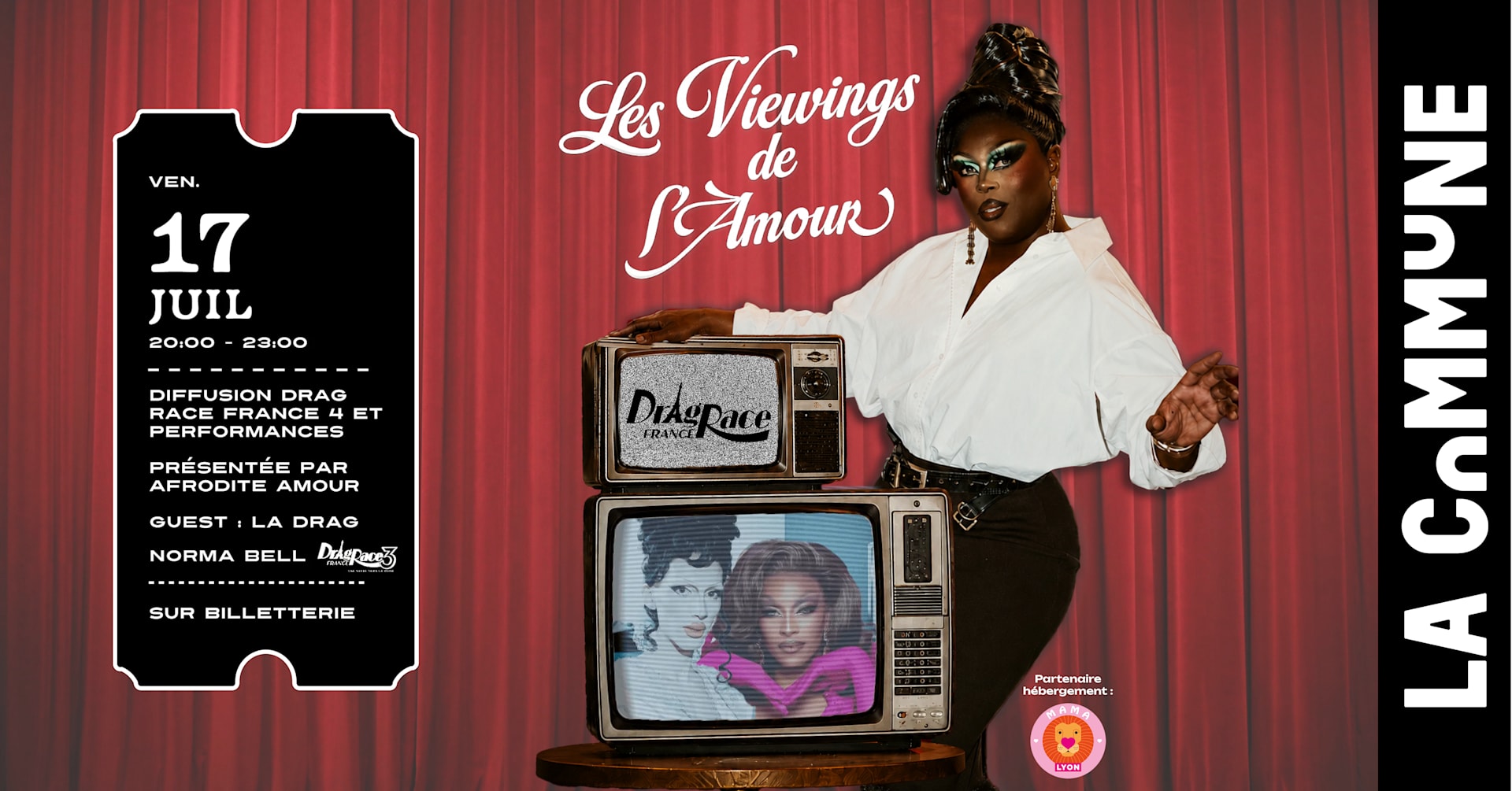 Les Viewings De L’Amour #2 Avec Norma Bell & La Drag Cover