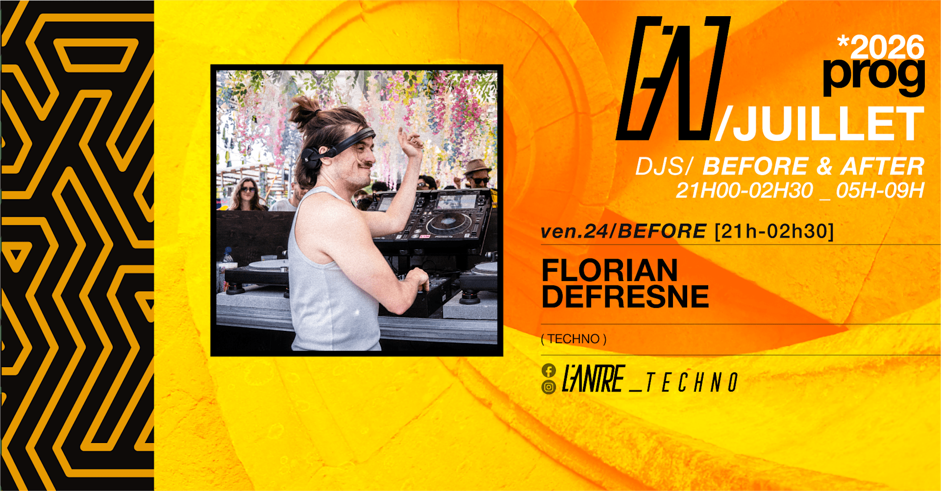 Florian Defresne — Techno Cover