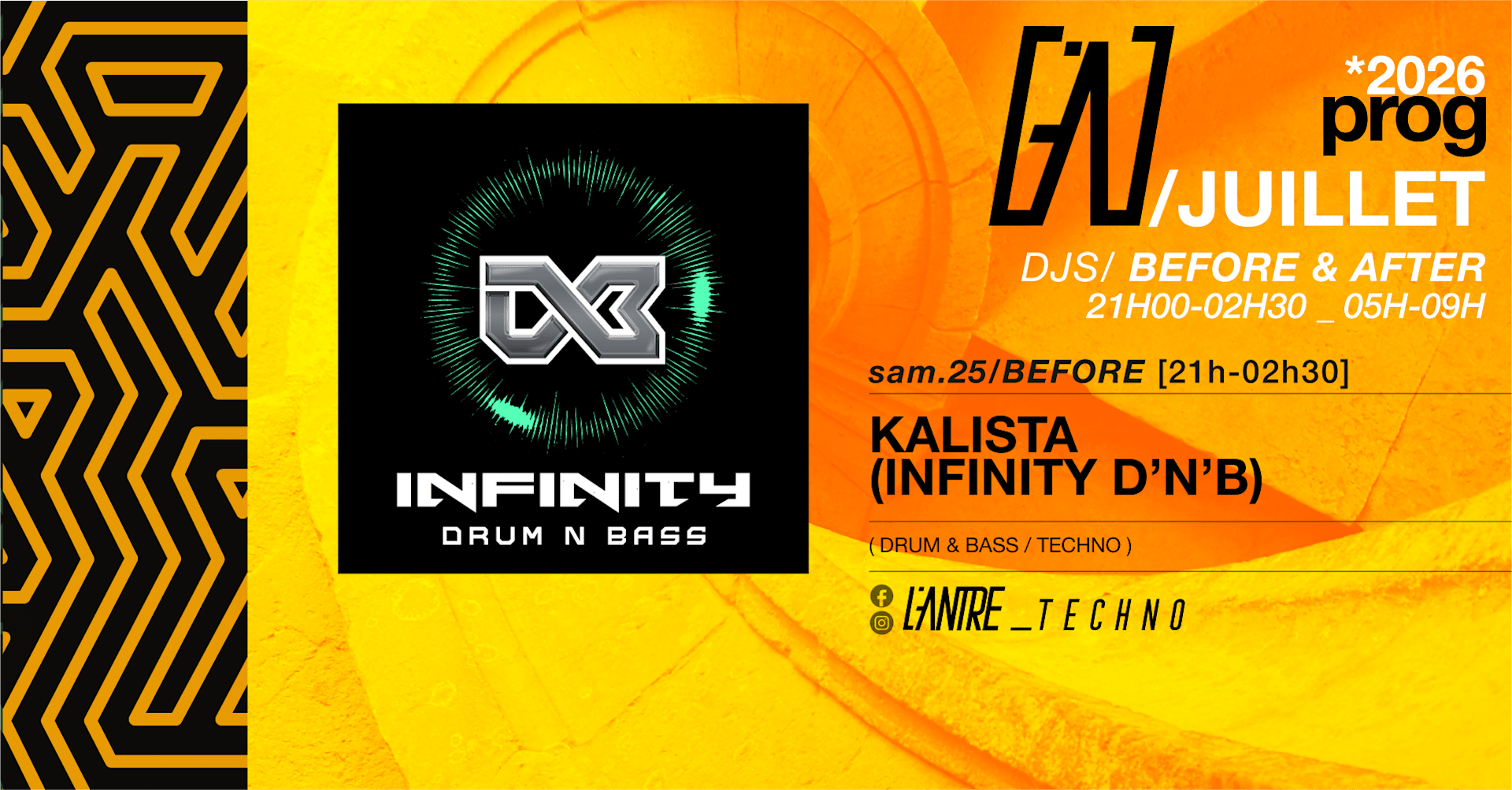 Kalista (Infinity D’N’B) — Drum & Bass / Techno Cover