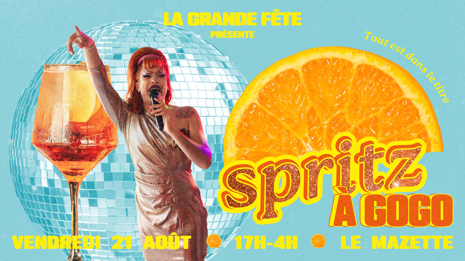 La Grande Fête : Spritz À Gogo ! Cover