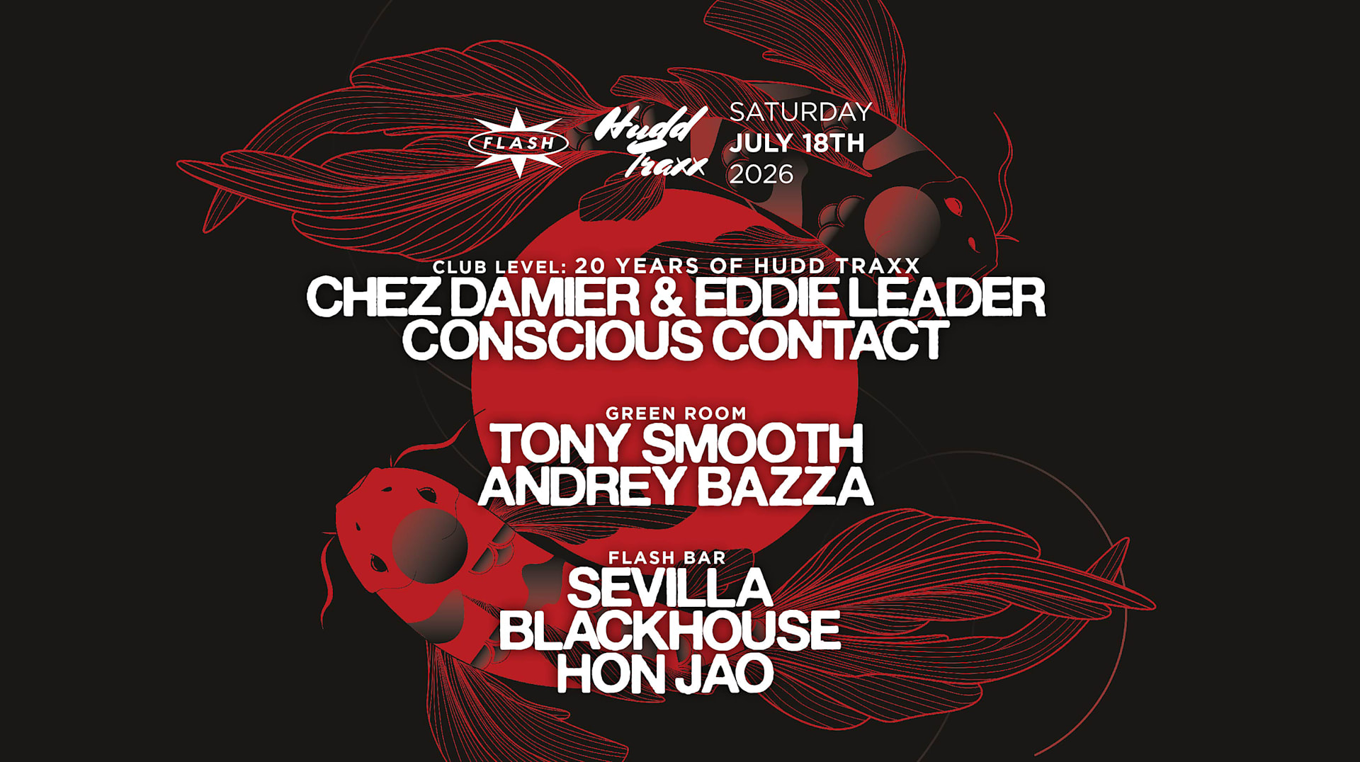 20 Years Of Hudd Traxx: Chez Damier & Eddie Leader Cover