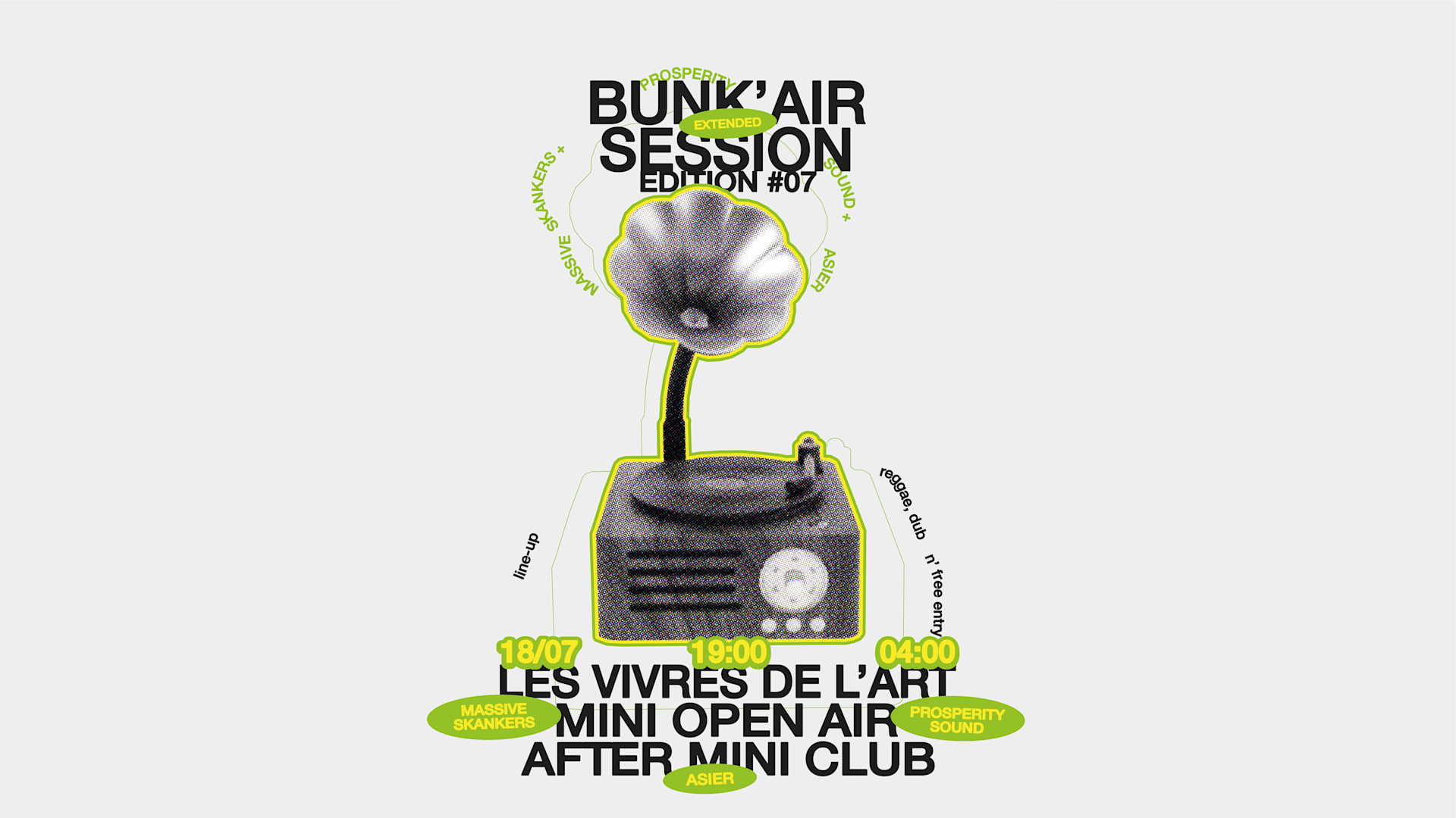 Bunk'air Session #07 (Extended) Reggae/Dub Cover