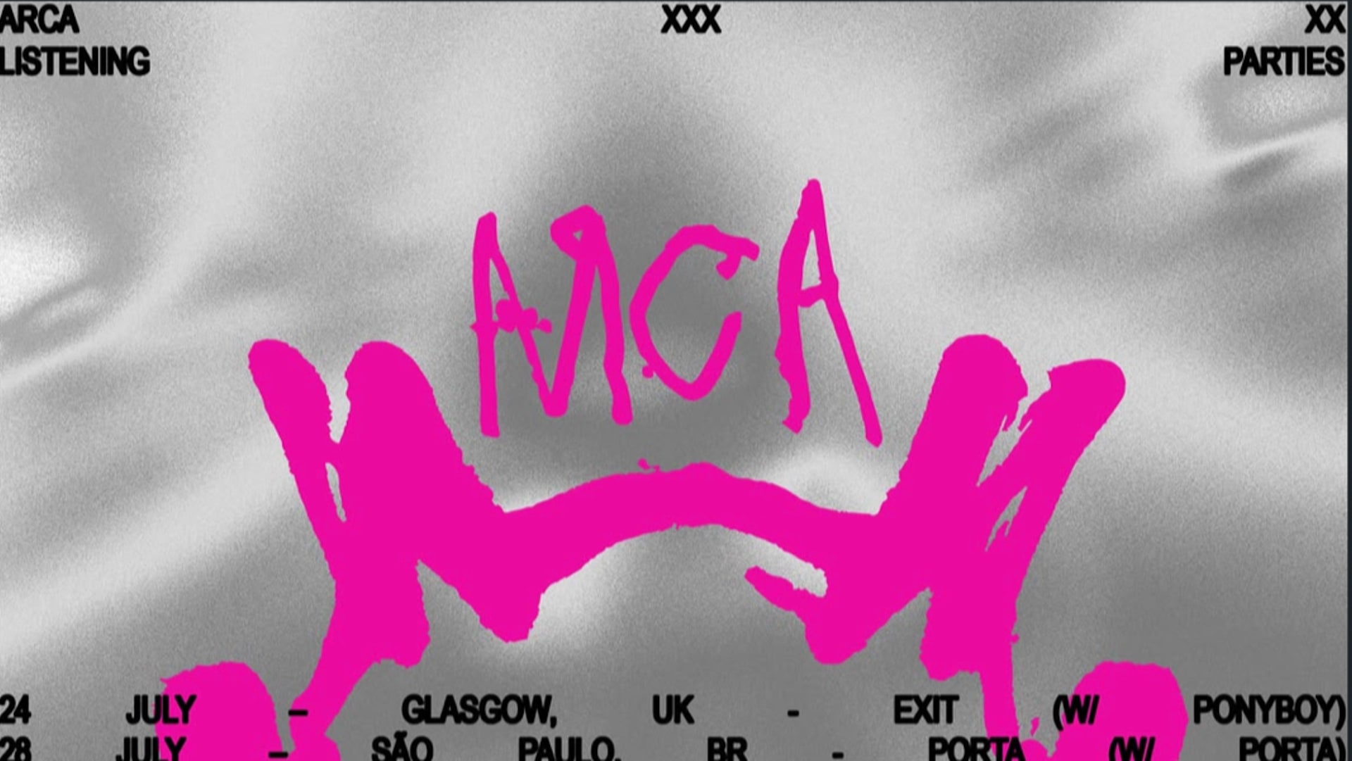 Arca: Xxxxx Official Listening Party Miami W/ Hyperperreo Cover