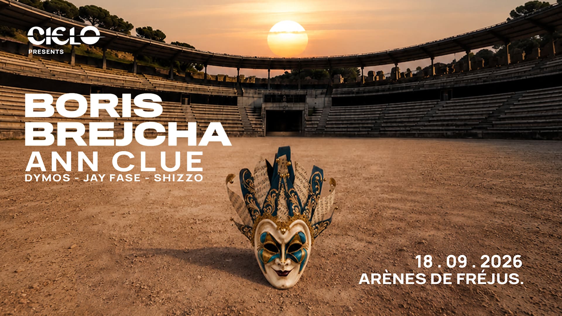 Cielo Presents : Boris Brejcha | Arènes De Fréjus Cover