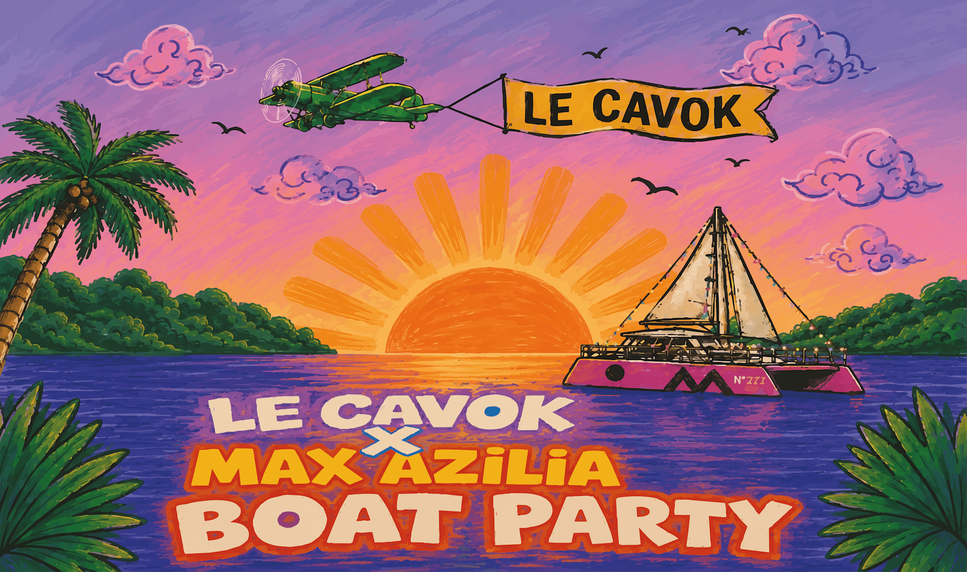 Boat Party : Le Cavok X Max Azilia Cover