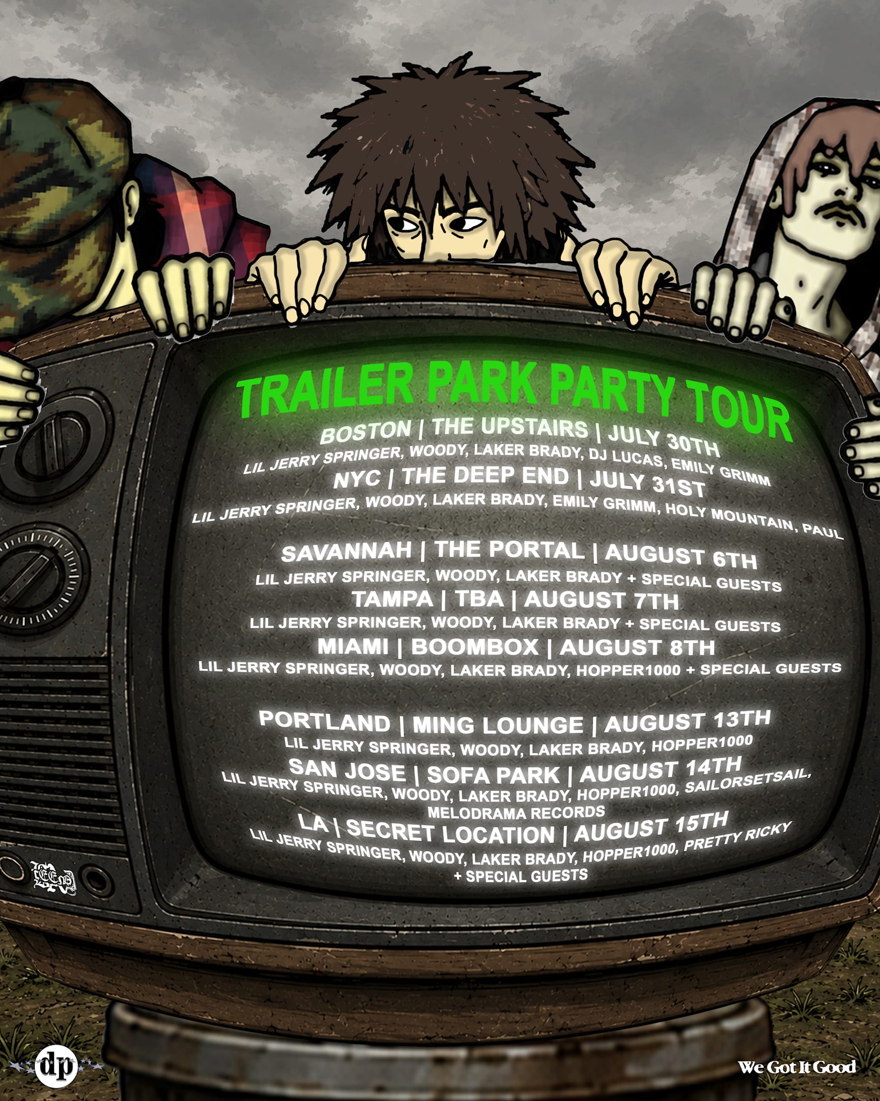 Tampa Trailer Park Party Tour Cover