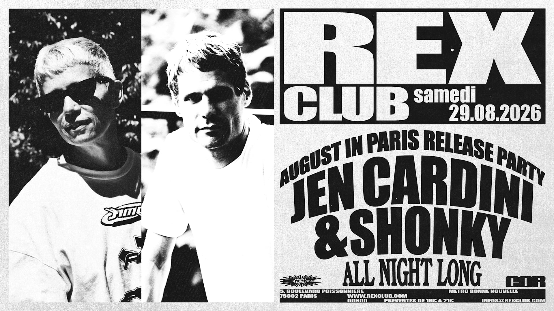 August In Paris Release Party: Jen Cardini & Shonky Anl Cover