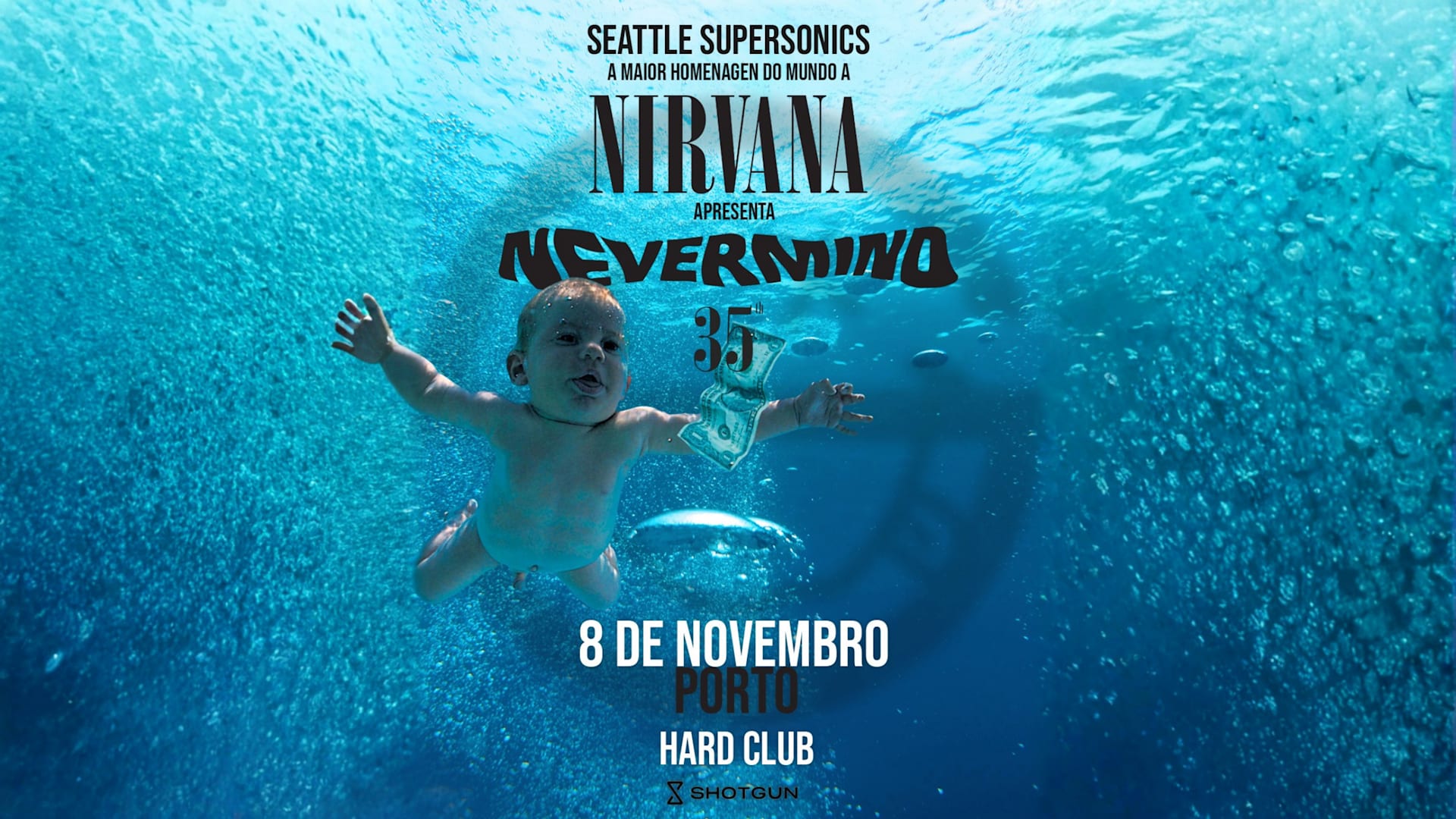 Nevermind 35.º Anniversary - Seattle Supersonics Tribute Cover