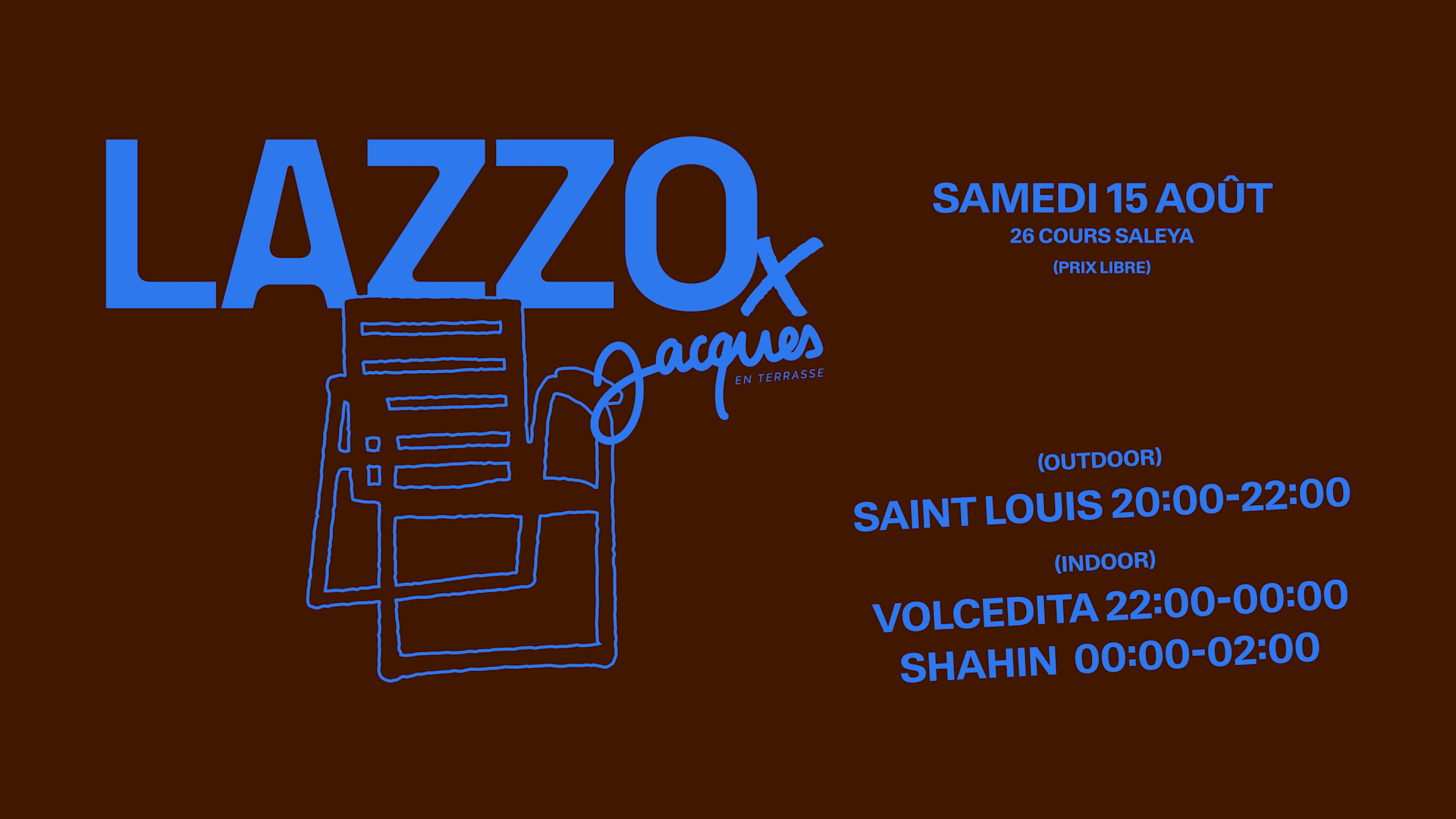 Premiere : Lazzo Collectif X Jacques En Terrasse Cover
