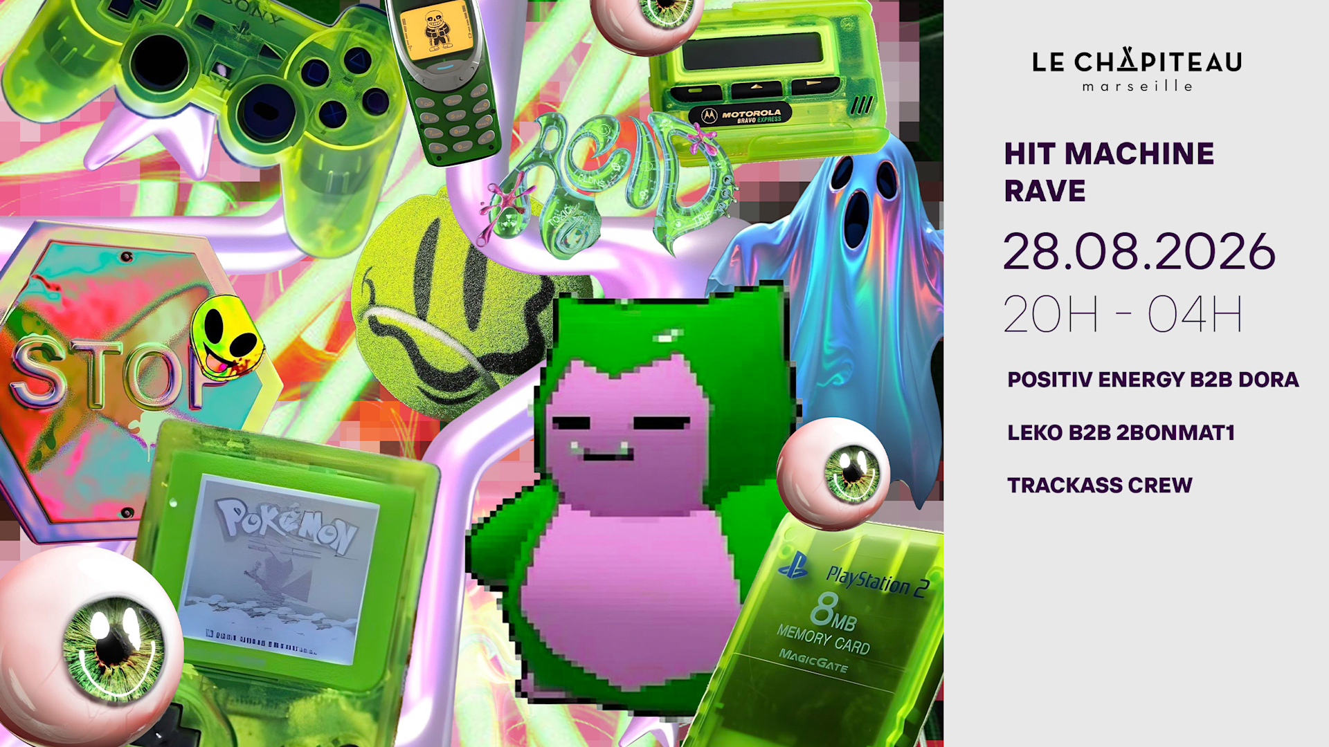Hit Machine Rave W/ Leko, 2bonmat1, Positiv Energy & Dora Cover