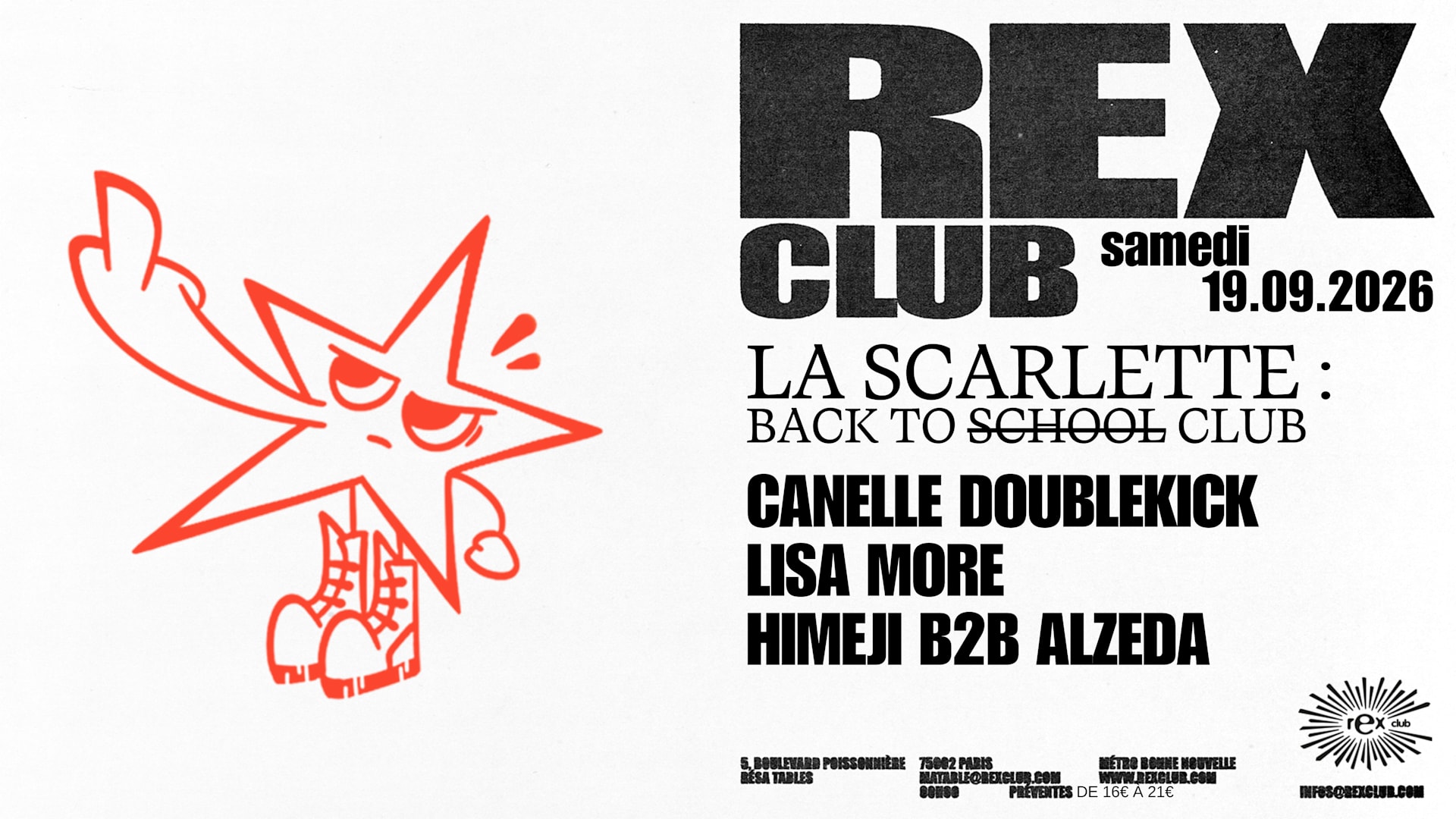 La Scarlette - Back To Club: Canelle Doublekick & More Cover