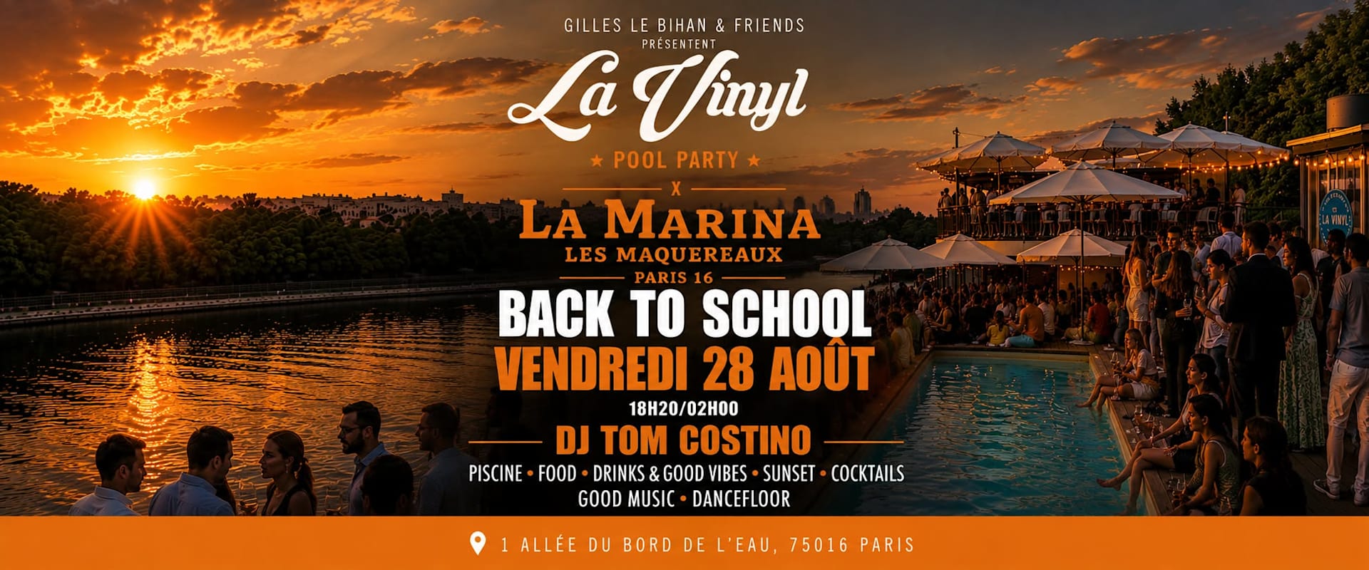 La Vinyl À La Marina Vend 28 Aout Avc T Costino Cover