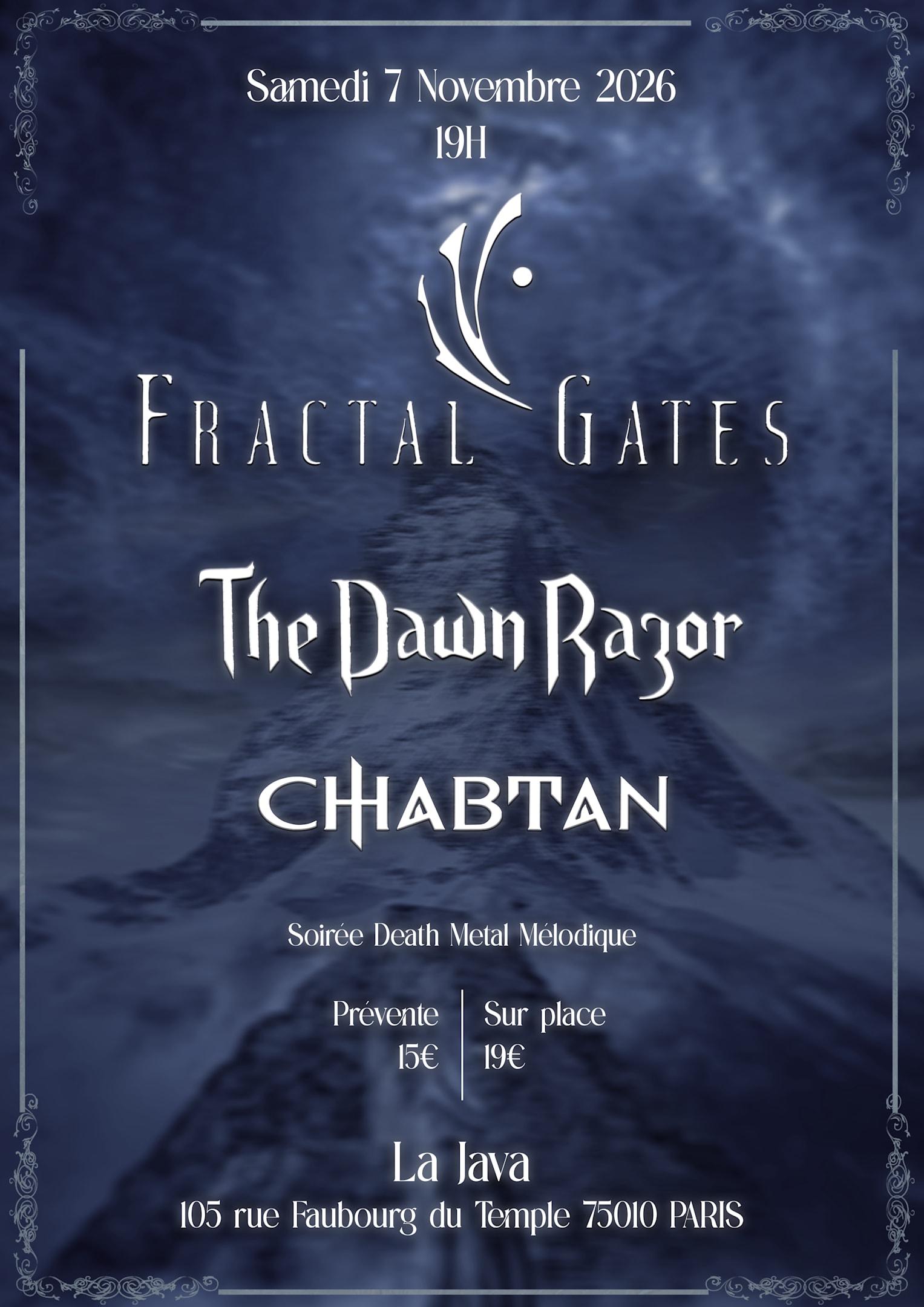 Fractal Gates - The Dawn Razor - Chabtan - La Java Paris Cover