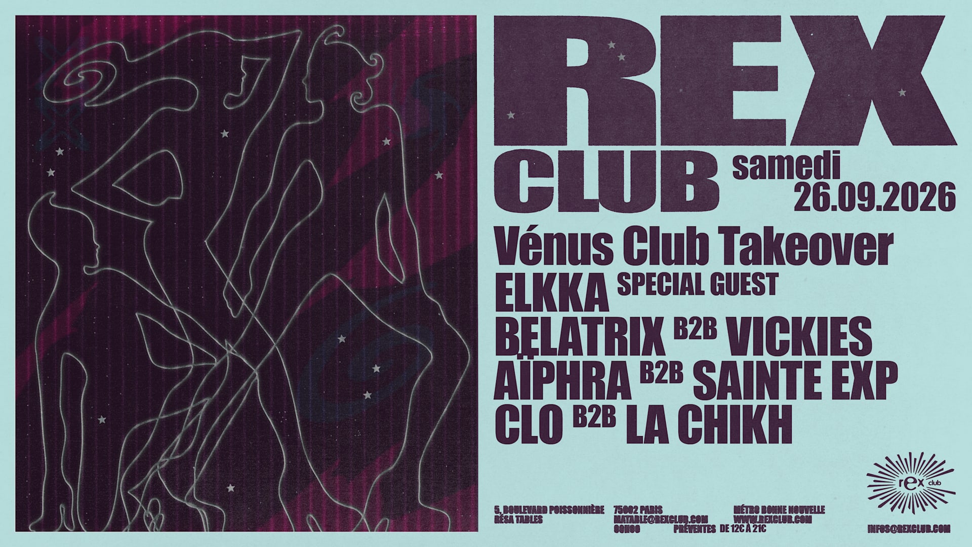 Vénus Club Invite Elkka Cover