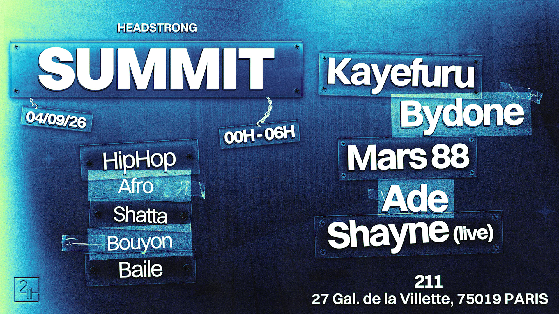 Summit Party Afro / Hip Hop Cover