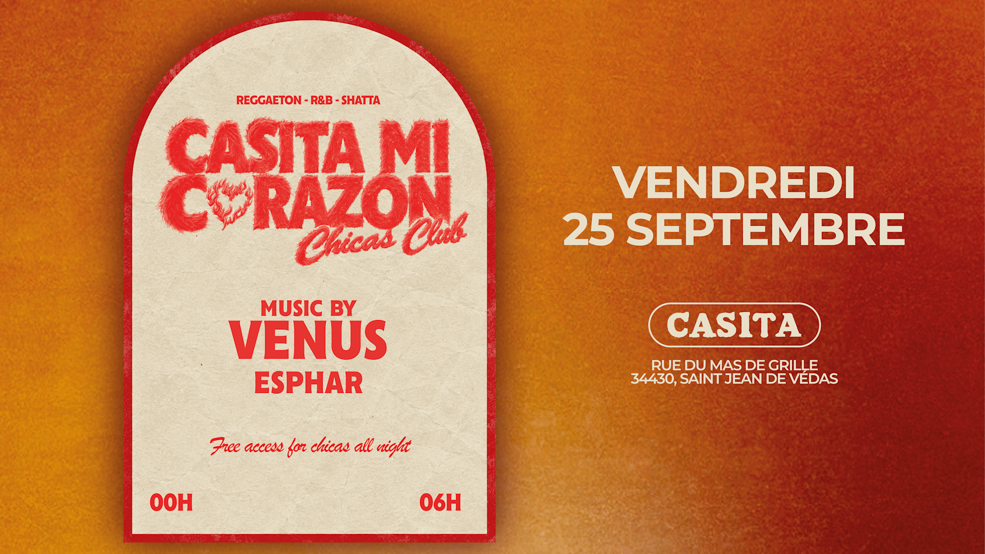 Vendredi 25 Septembre - Casita MI Corazon Cover