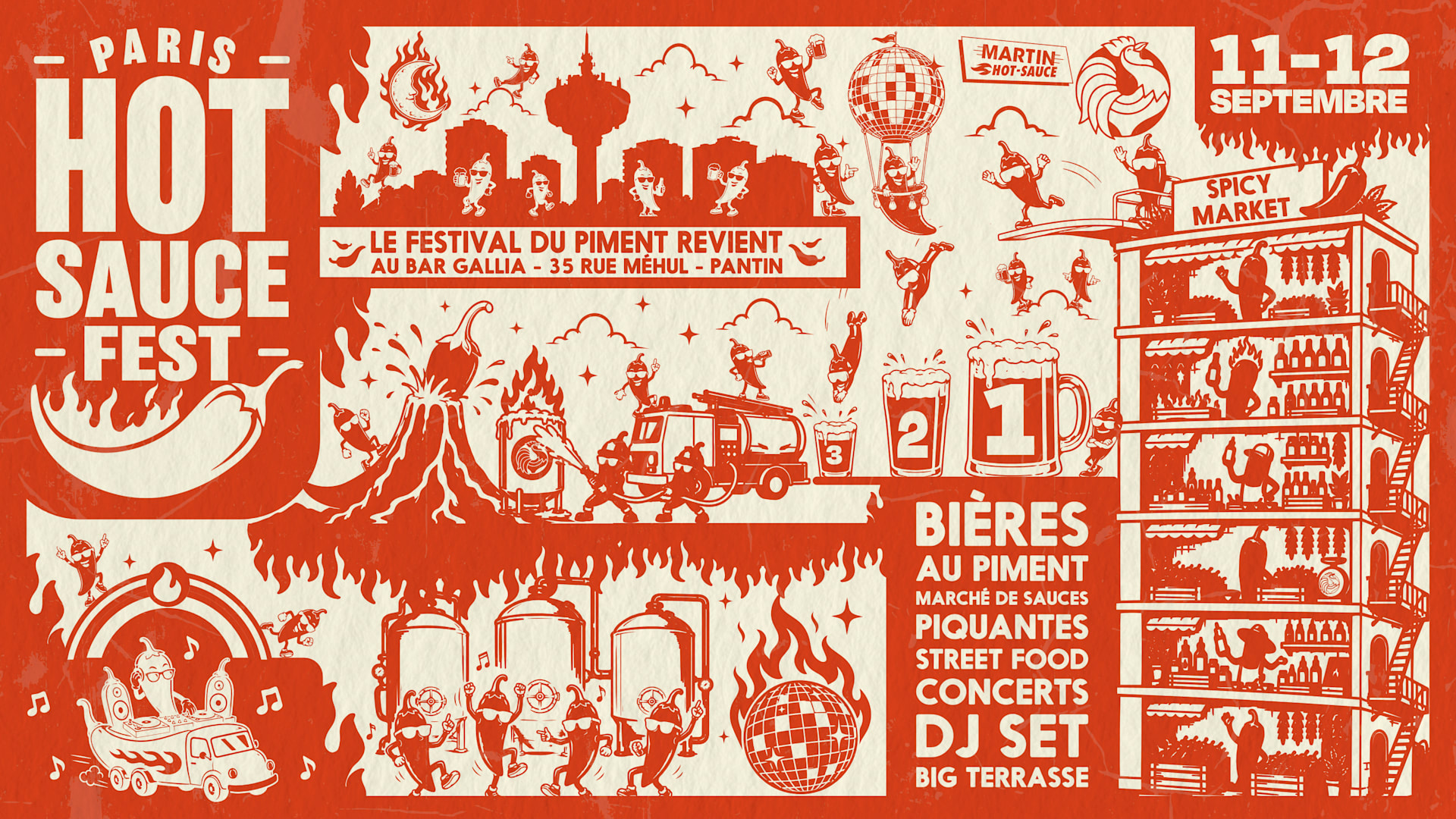 Paris Hot Sauce Festival #3 Cover