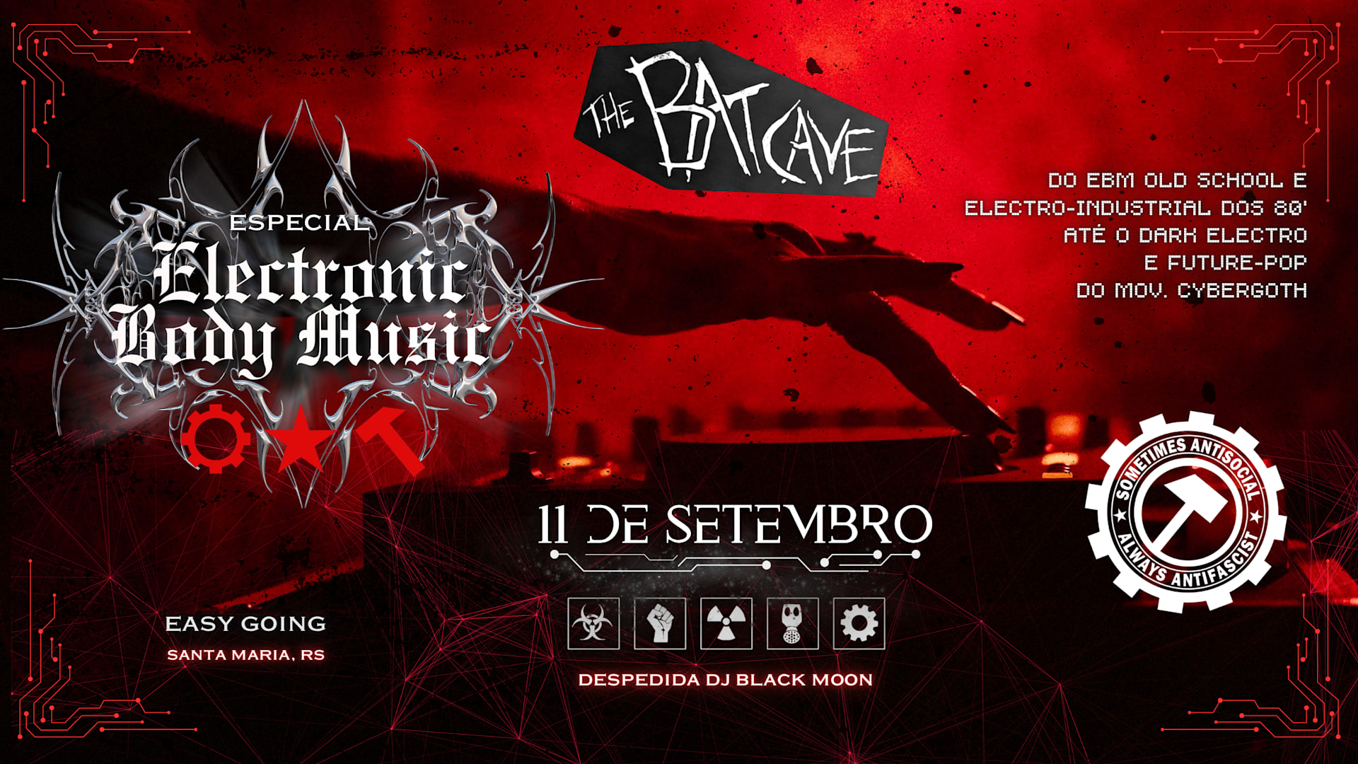 Batcave - Especial Ebm - Santa Maria Cover