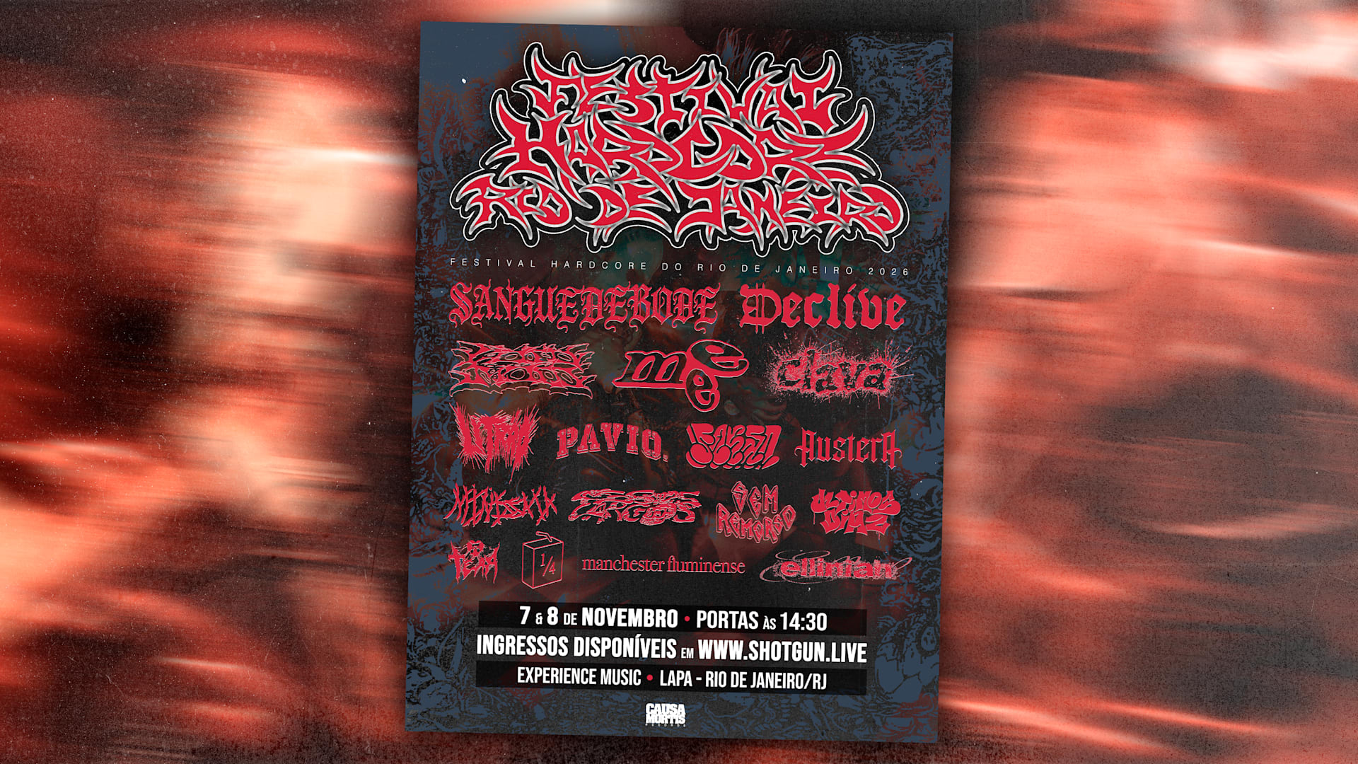Festival Hardcore Rio De Janeiro 2026 Cover