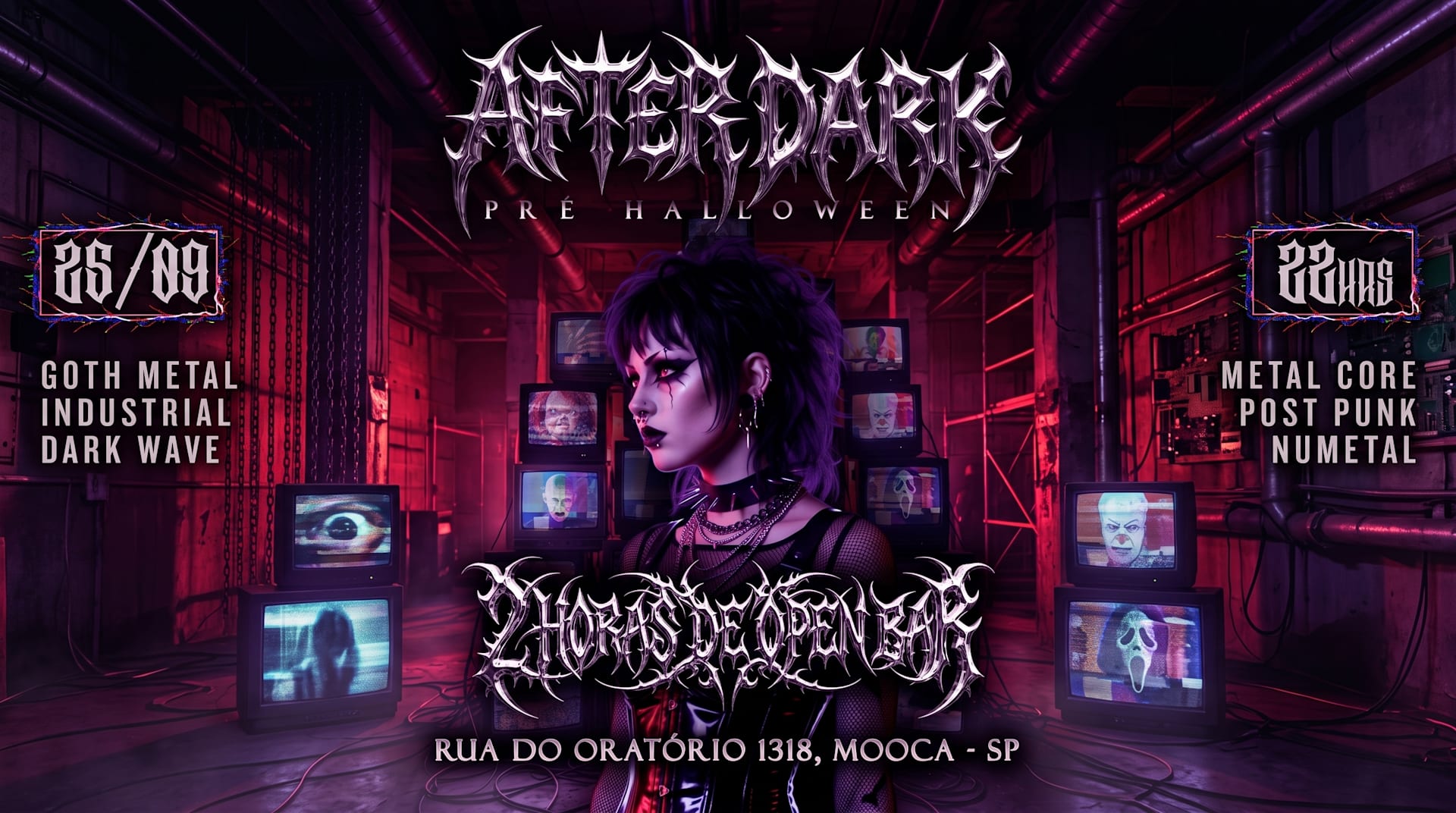 After Dark - Pré Halloween Cover