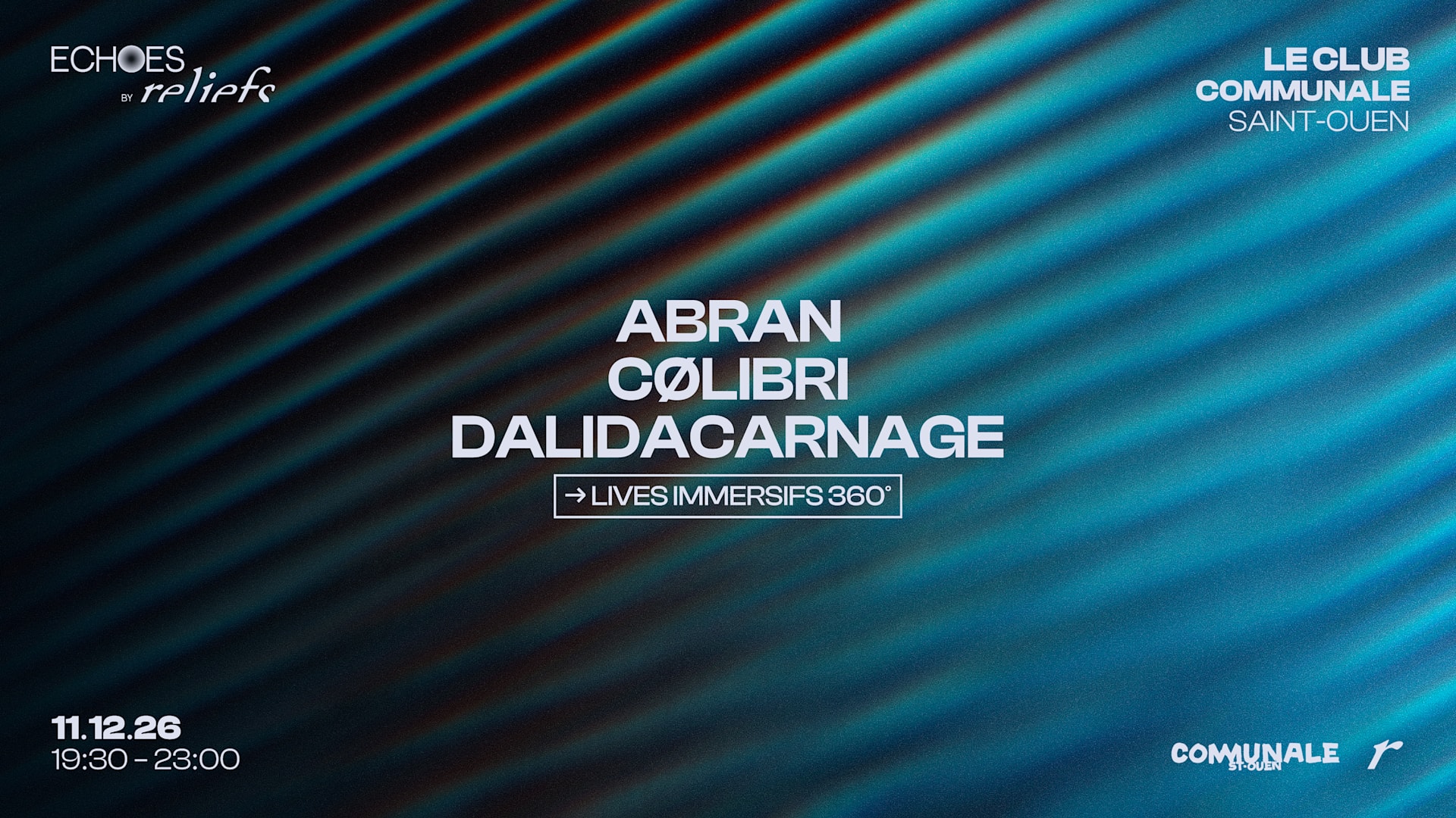 Reliefs Echoes : Abran, Cølibri, Dalidacarnage Cover