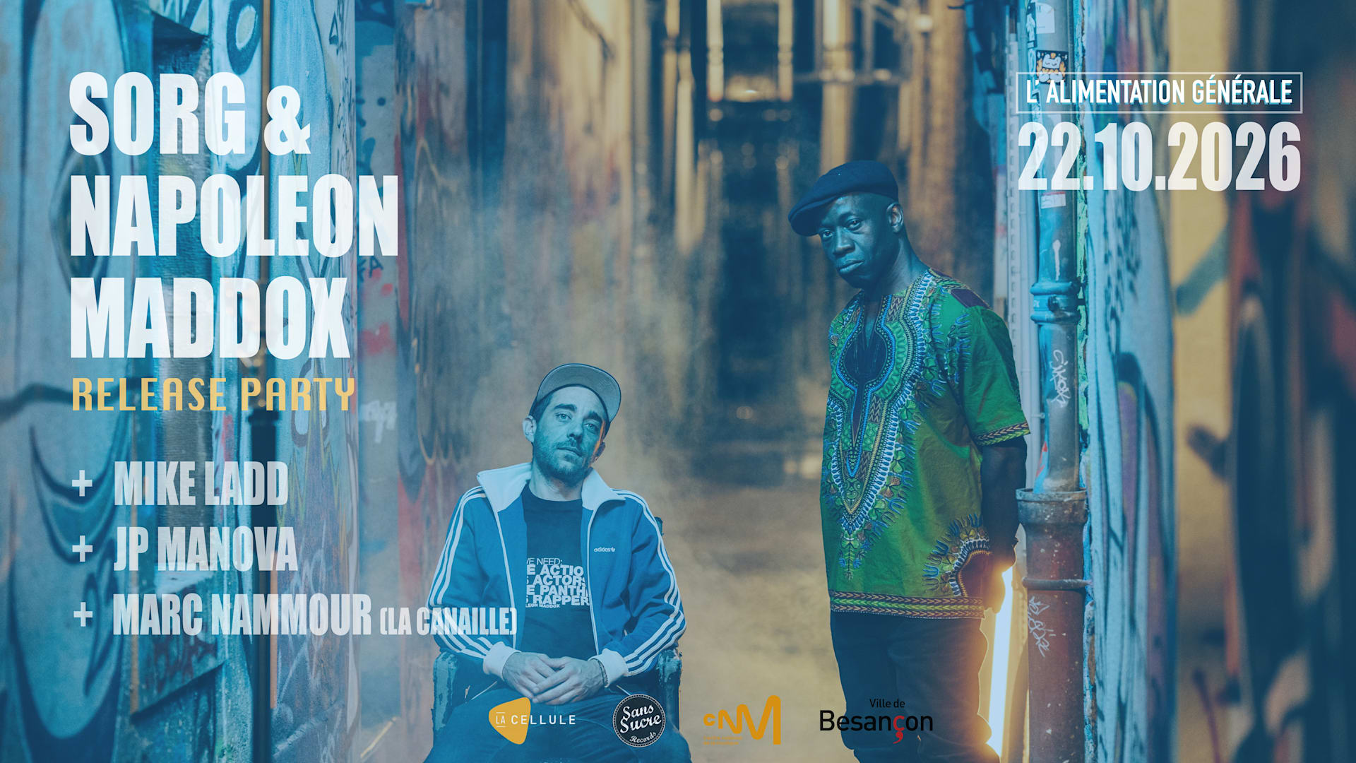 Sorg & Napoleon Maddox - Release Party Cover