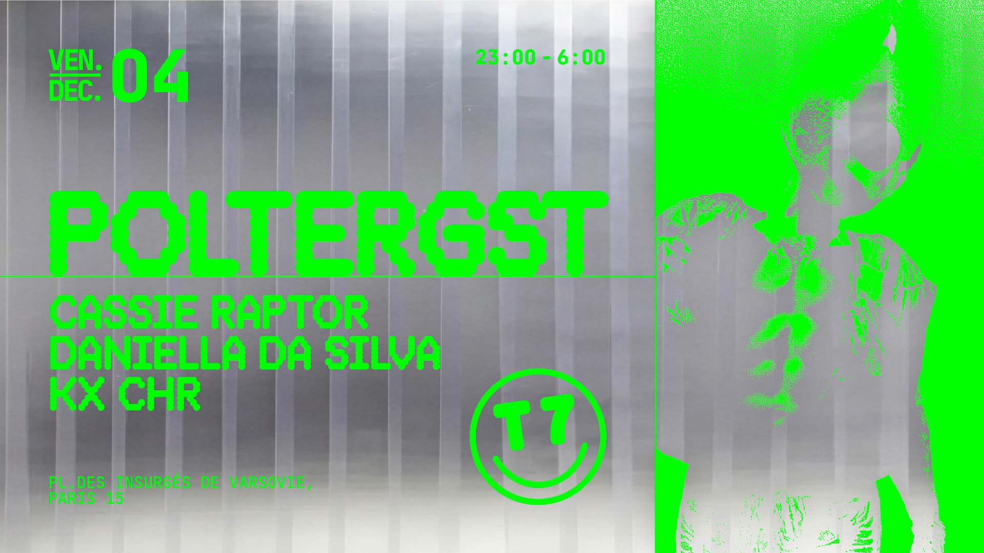 T7 : Poltergst, Cassie Raptor, Daniella Da Silva, Kx Chr Cover