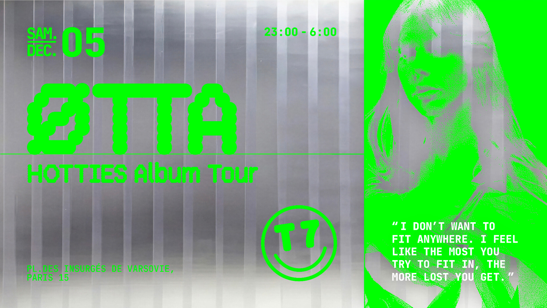 T7 : Øtta Hotties Album Tour Cover