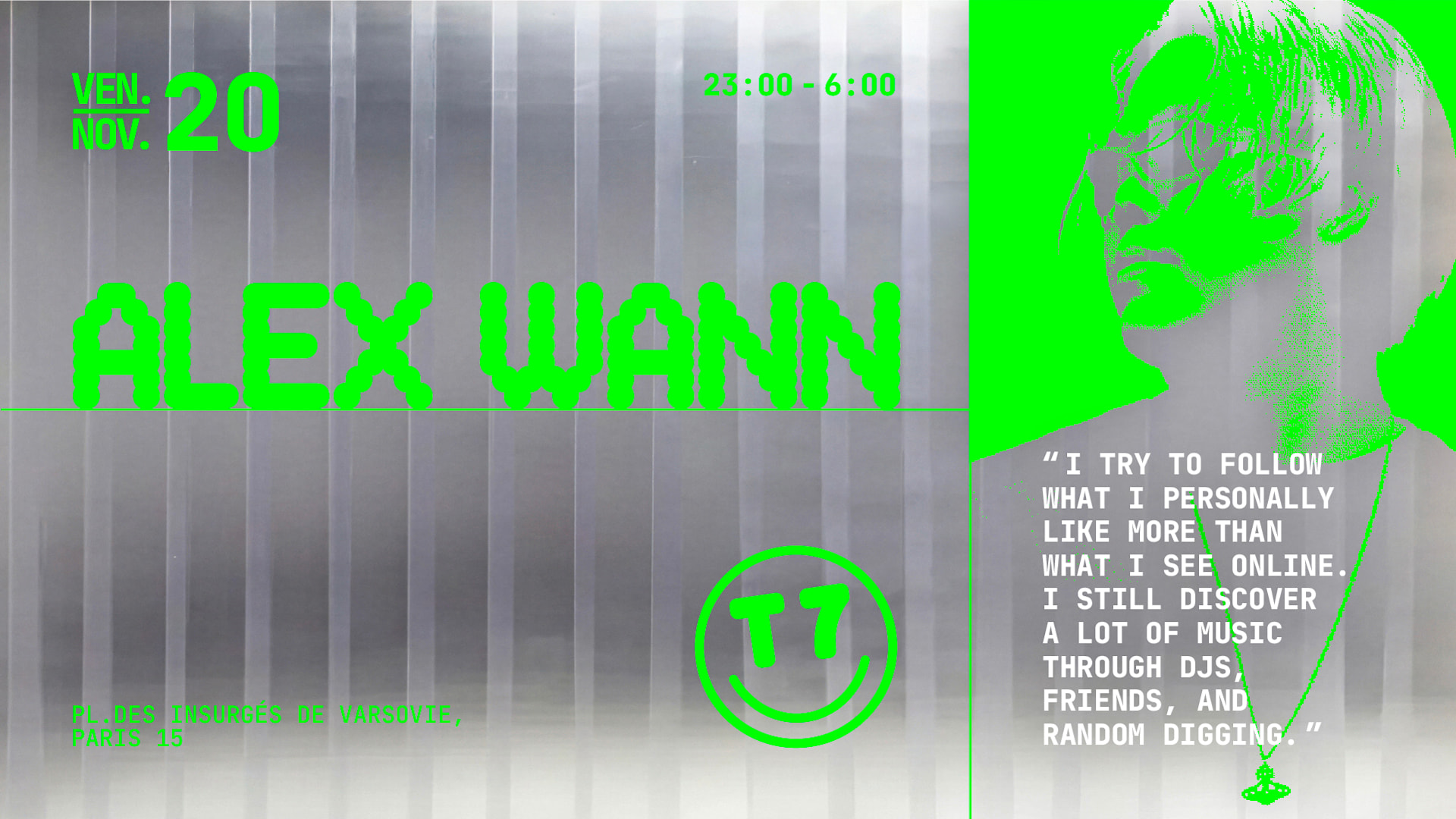 T7 : Alex Wann Cover