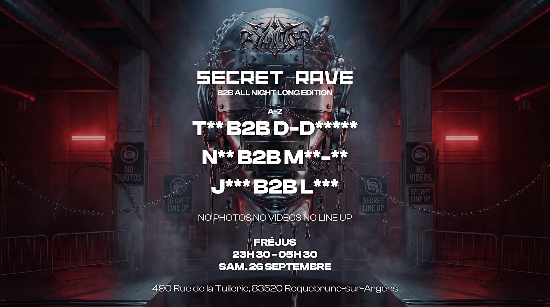 Secret Rave - B2b All Night Long - Switch Club Cover