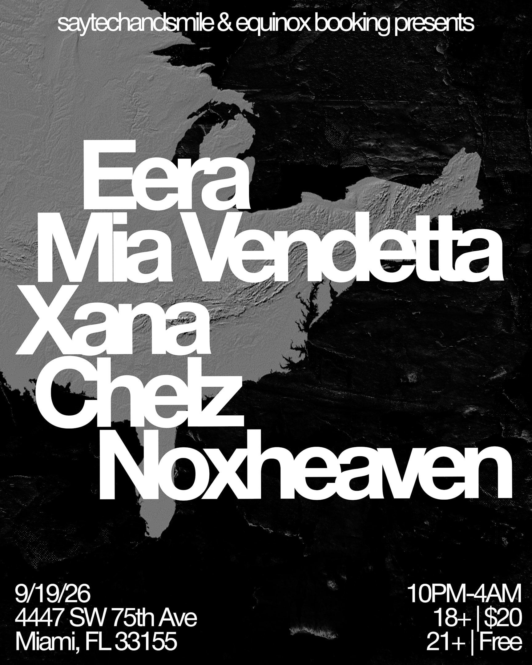 Eera At The Boombox September 19th Cover
