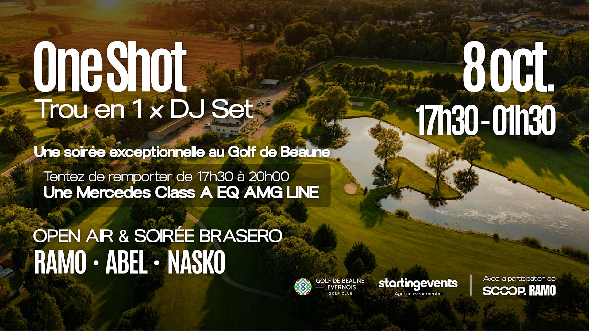 One Shot - Golf De Beaune X Startingevents Cover