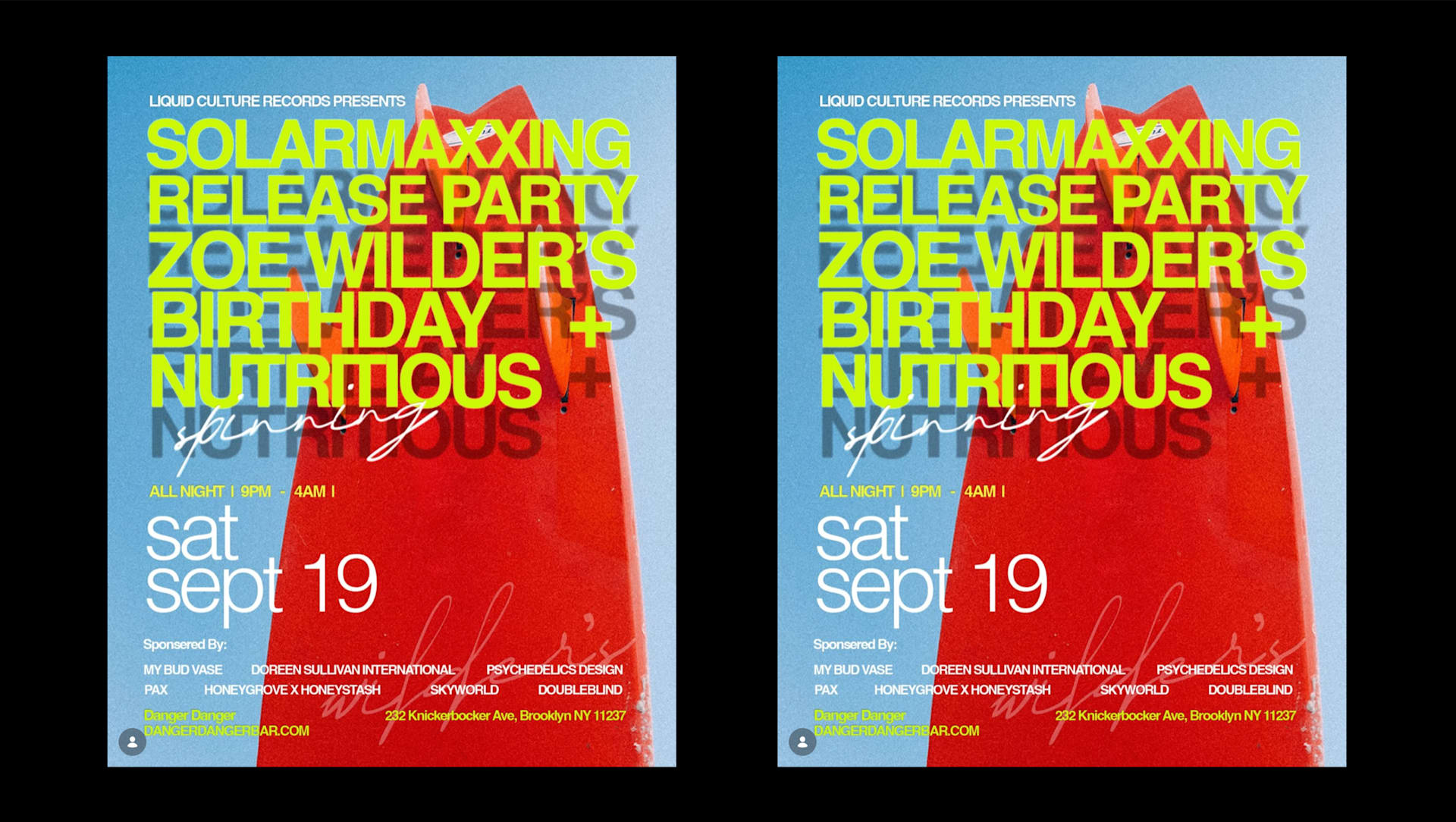 Solarmaxxing Release Party Feat. Nutritious Cover