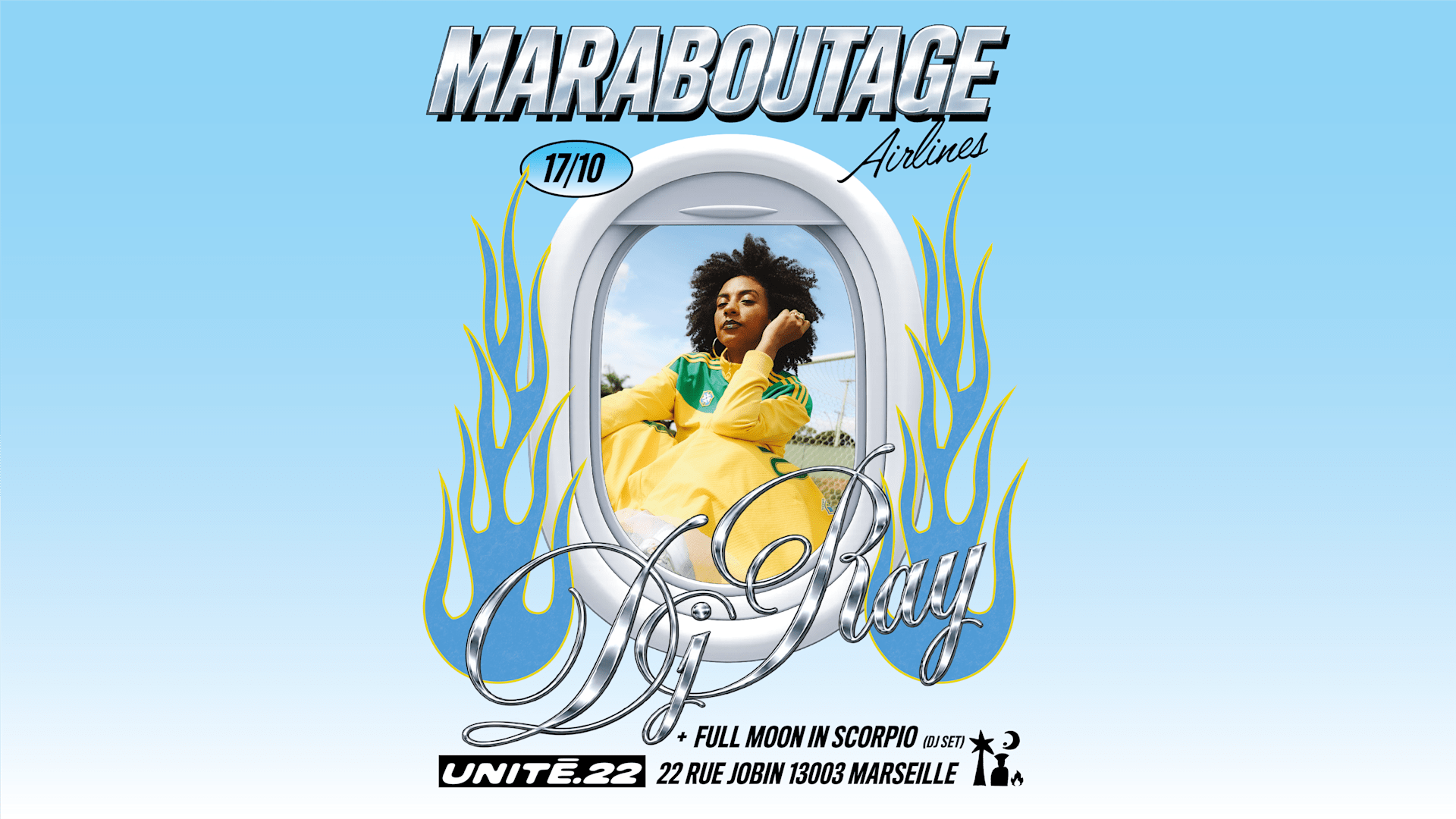 Maraboutage Airlines Vol.9 X Dj Ray 🇧🇷​ @ Unité22 Cover