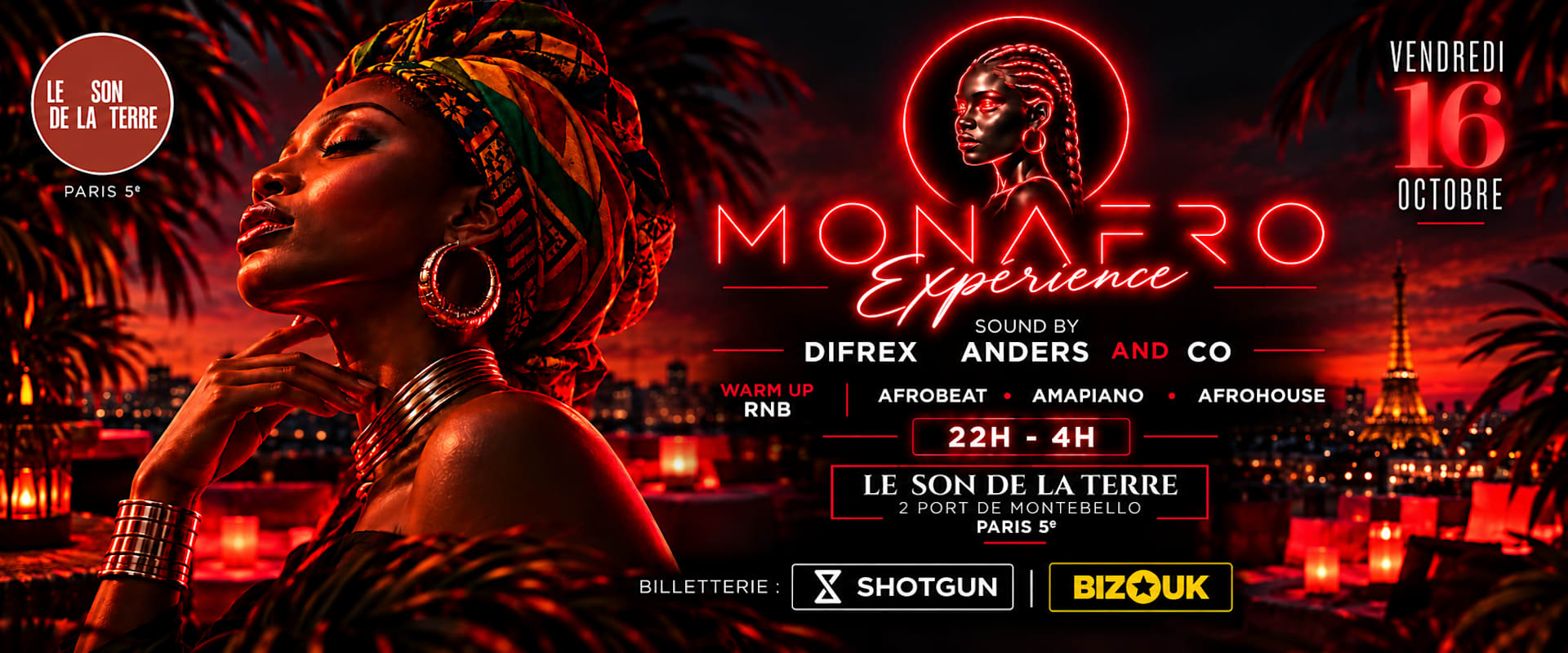 Monafro X Le Son De La Terre : 🔥Afrobeat Experience🔥 Cover