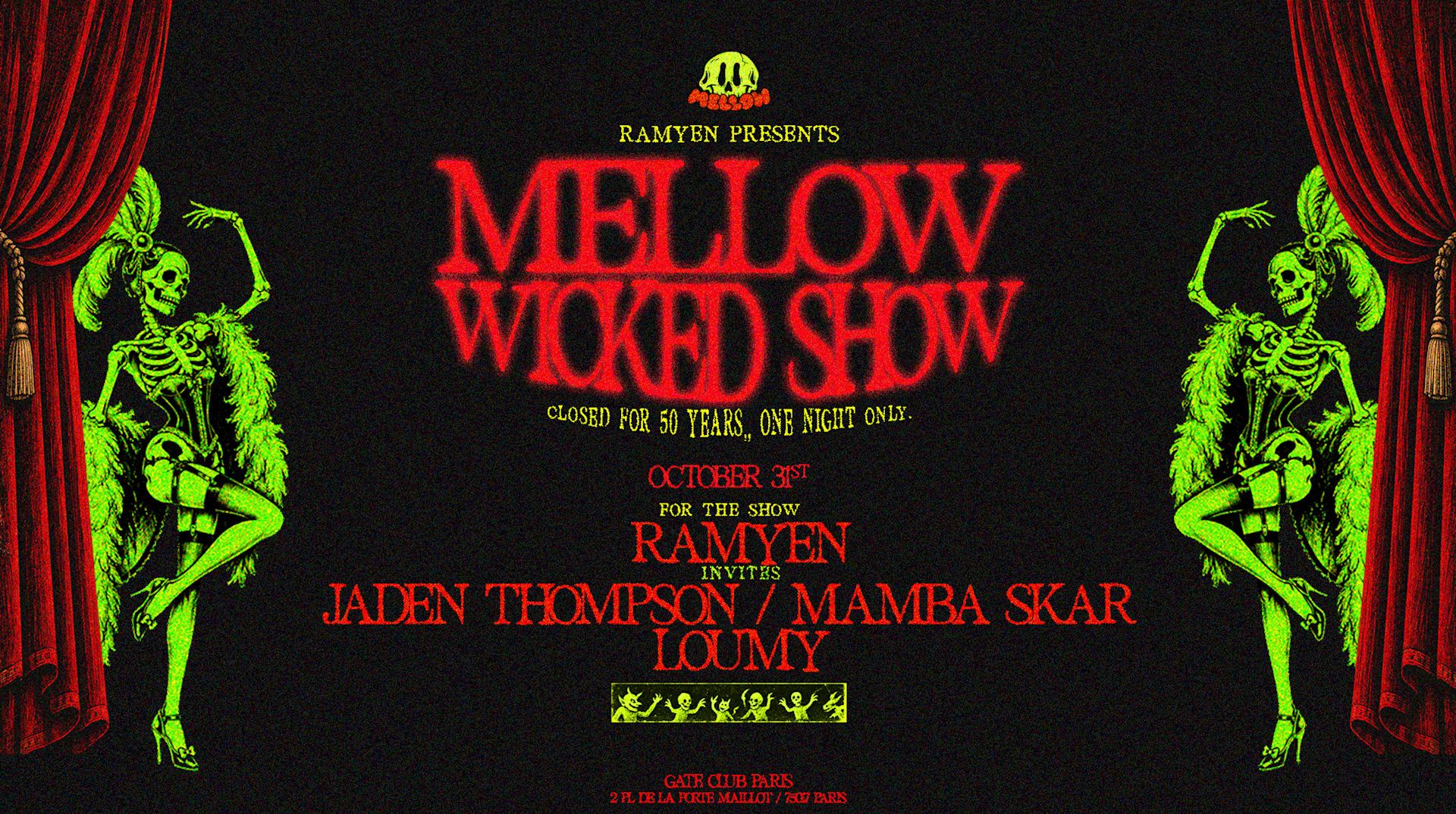 Mellow Wicked Show: Ramyen X Jaden Thompson X Mamba Skar Cover
