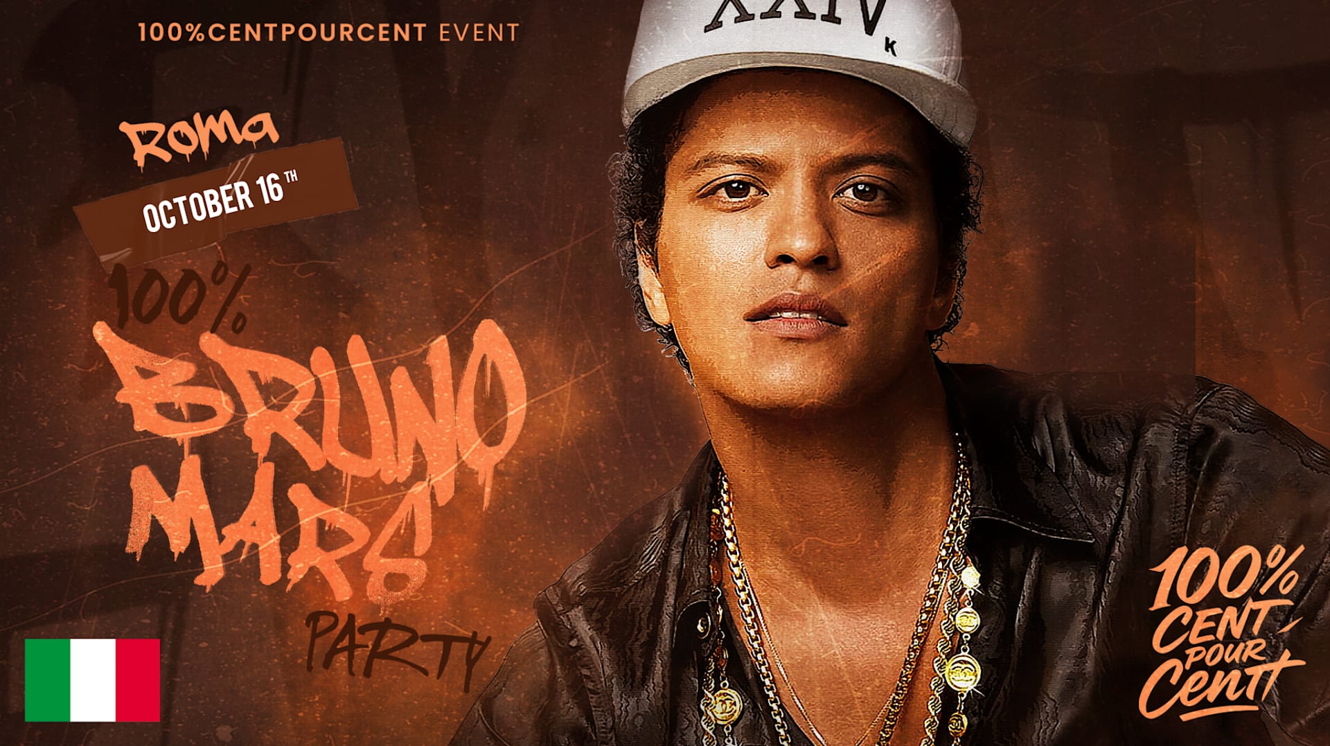 100% Bruno Mars Party In Roma !! Cover