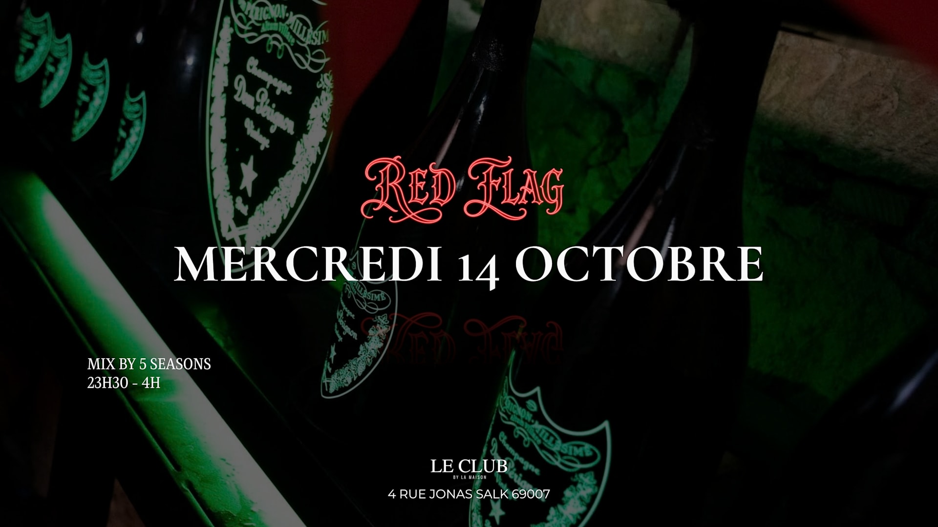 Red Flag - Mercredi 14 Octobre - La Maison Cover