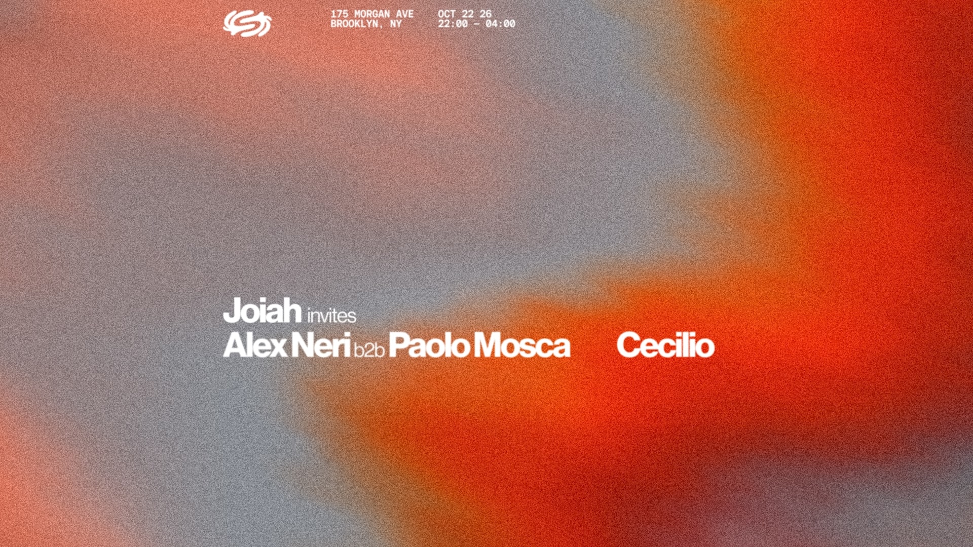 Joiah Invites: Alex Neri B2b Paolo Mosca, Cecilio Cover