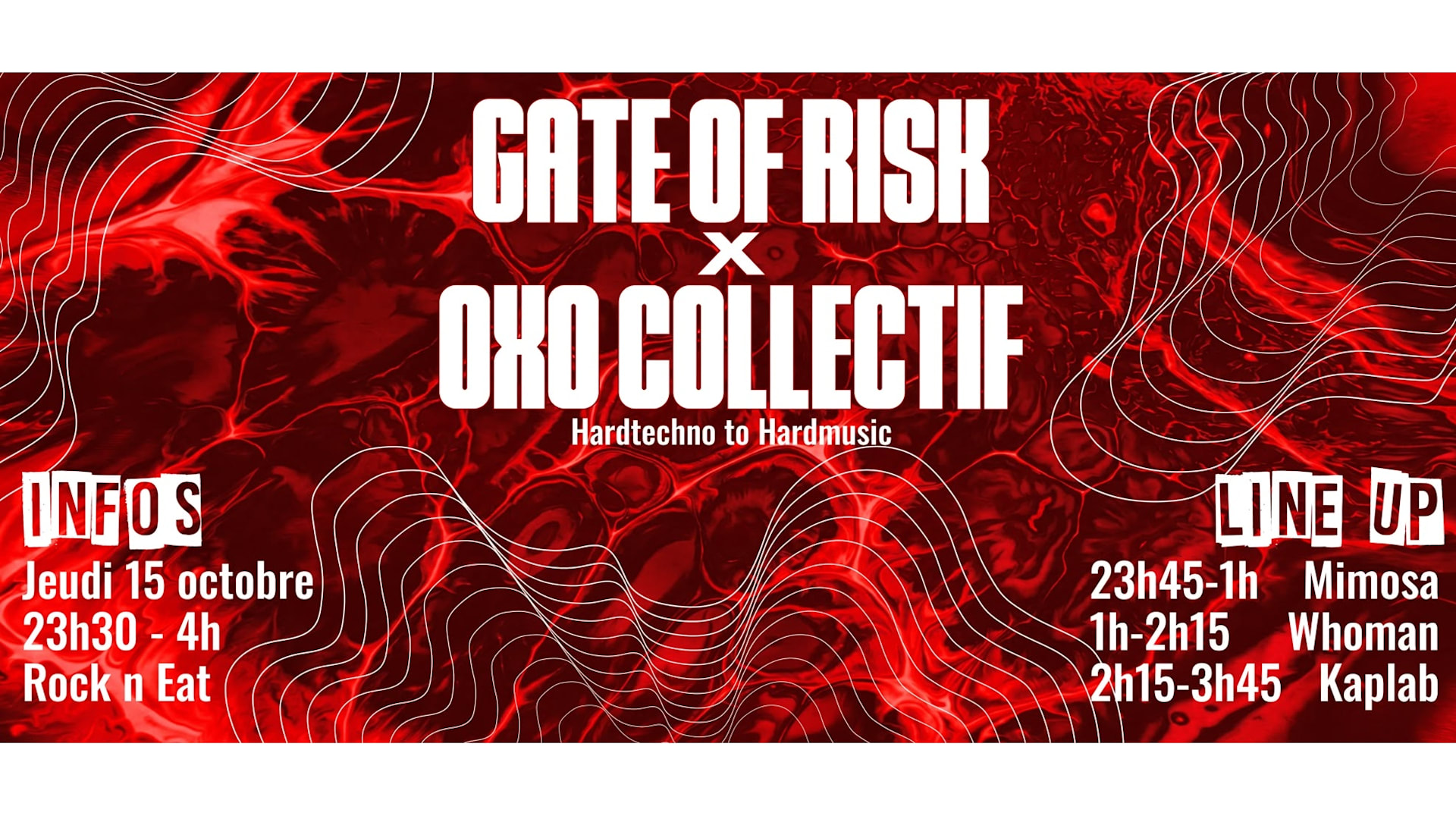 Gate Of Risk X Oxo Collectif : Hardtechno To Hardmusic Cover