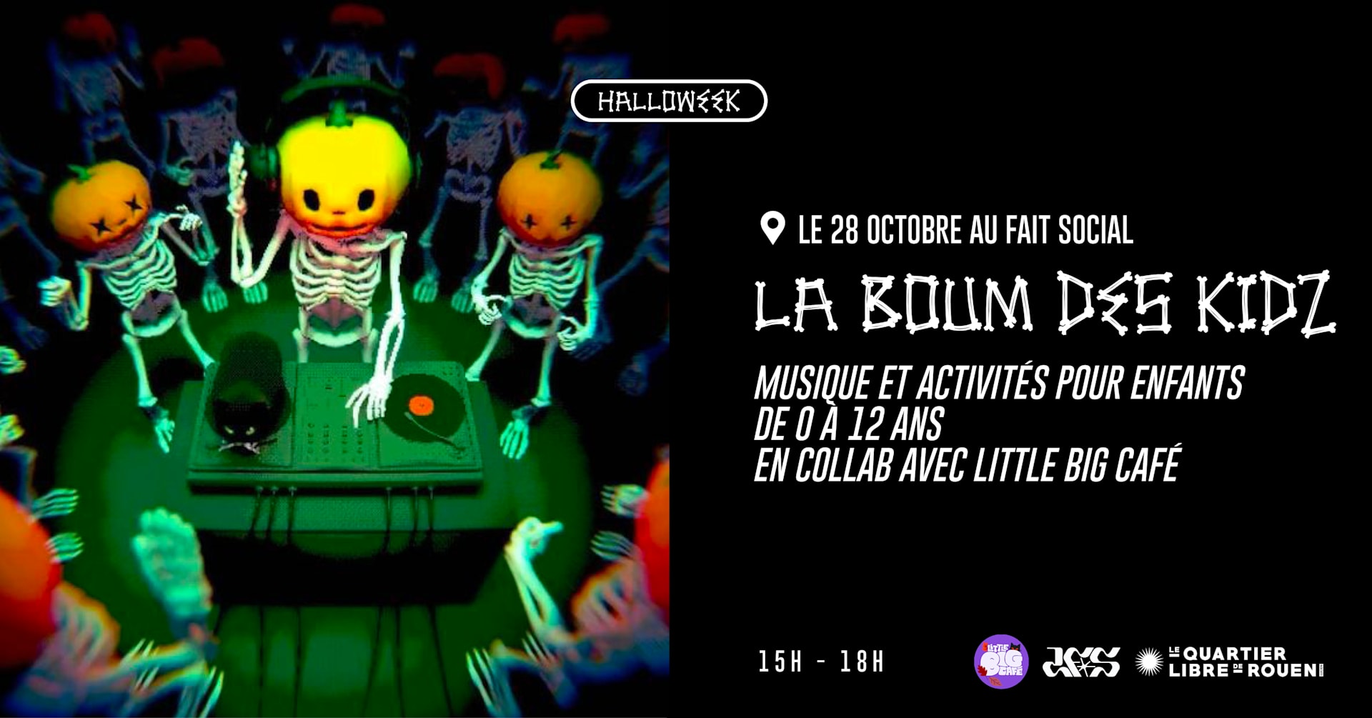 La Spooky Boum Des Kidz X Little Big Café Cover