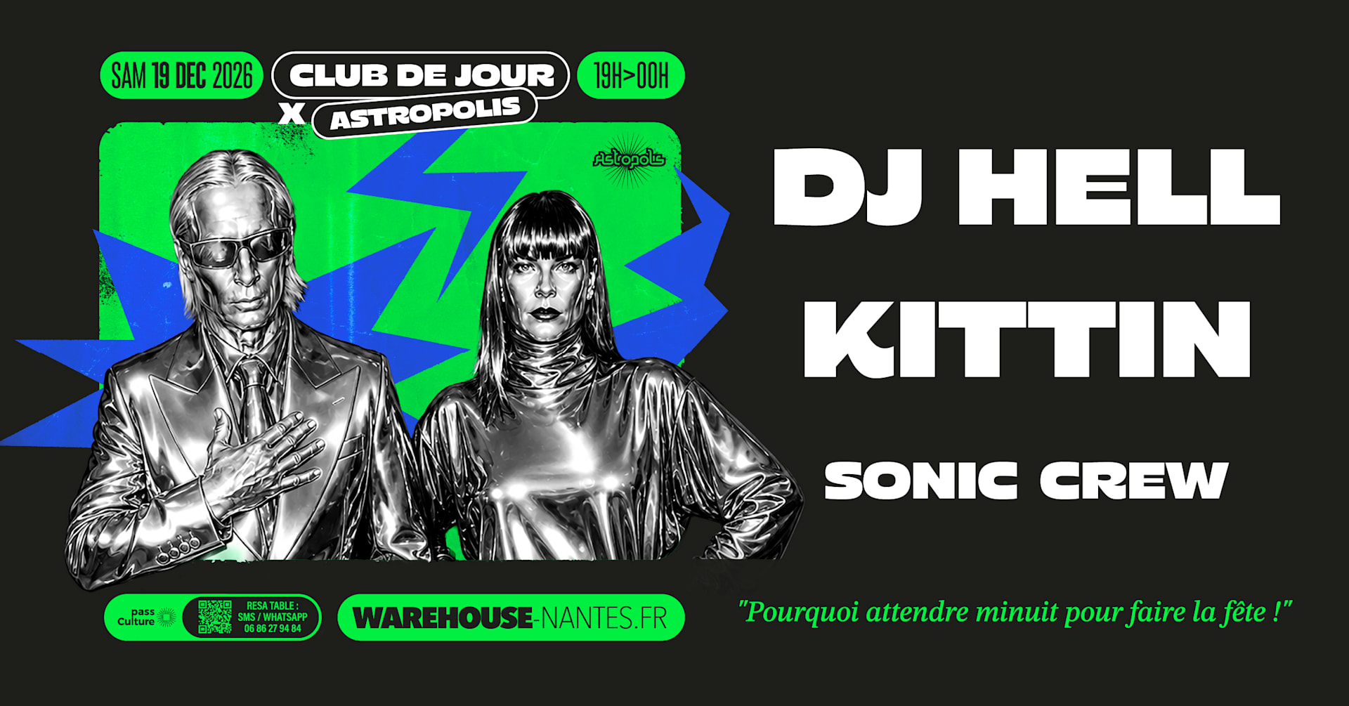 Astropolis X Club De Jour W/ Kittin, Dj Hell, Sonic Crew Cover